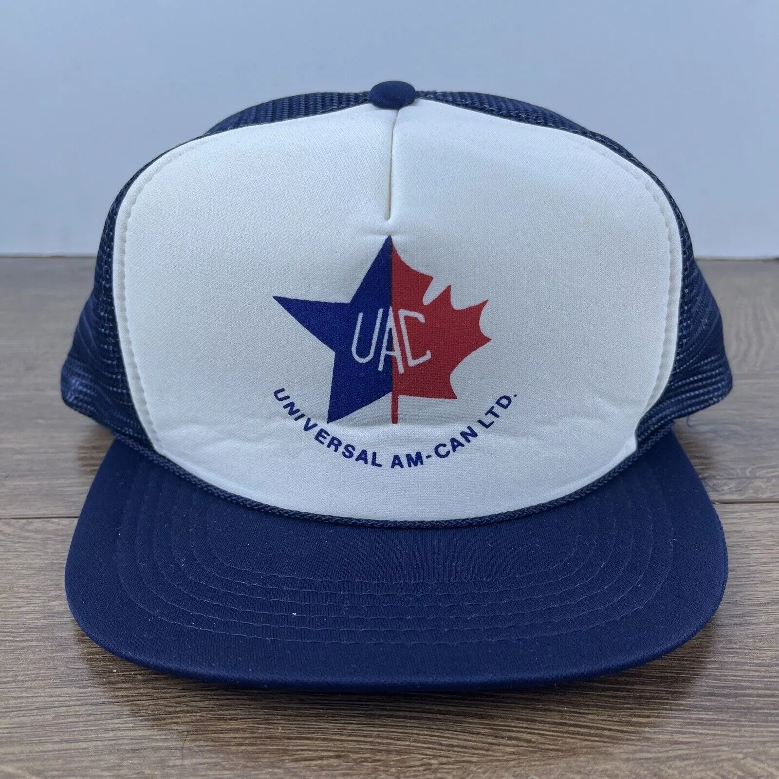 Other Hats Other UAC Snapback Hat Universal AM Can White Cap Adjustable White