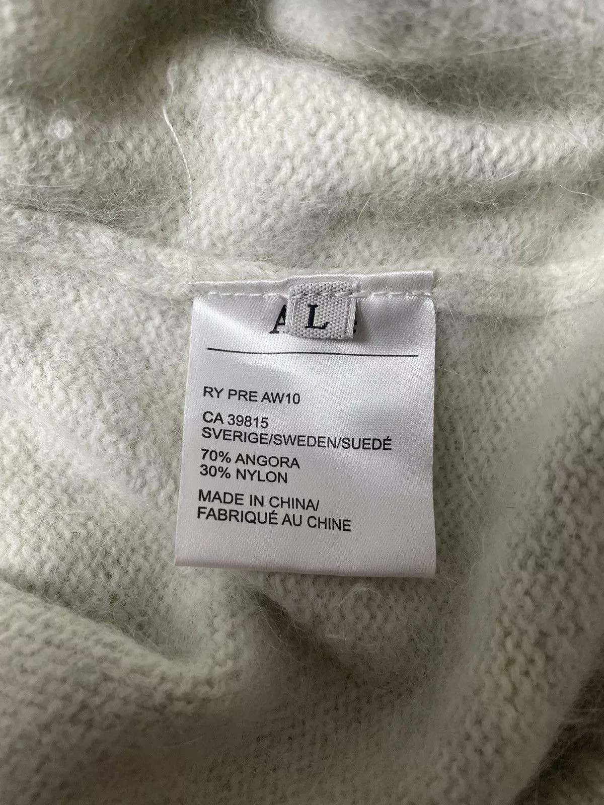 Acne Studios Sweaters Acne Studios RY PRE AW10 sweaters Angora White