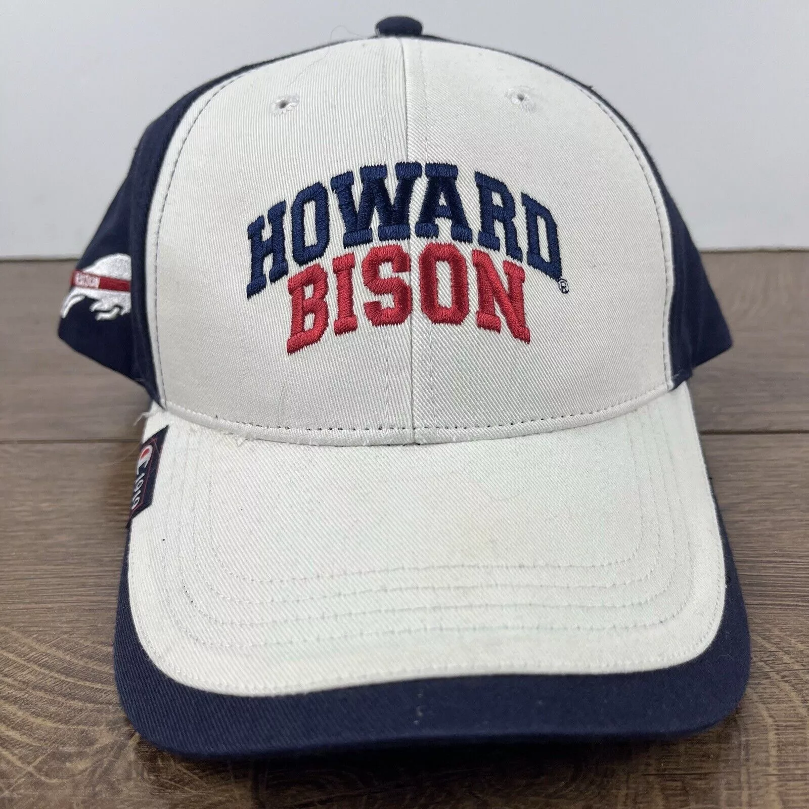 Champion Hats Champion Howard Bison Hat Bison Howard Hat White Adjustable Hat White