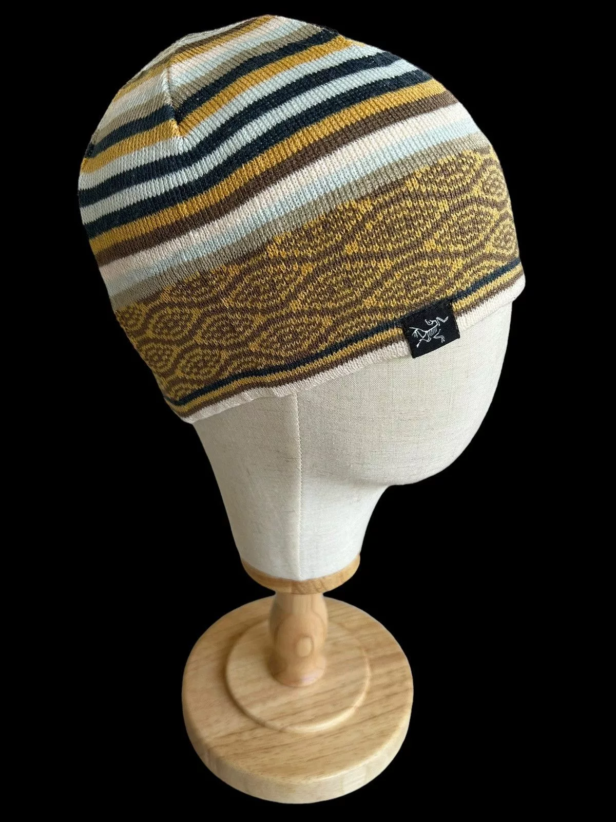 Arc'teryx Hats Arc'teryx Multicolor Striped Beanie 50%wool 50%Acrylic Yellow