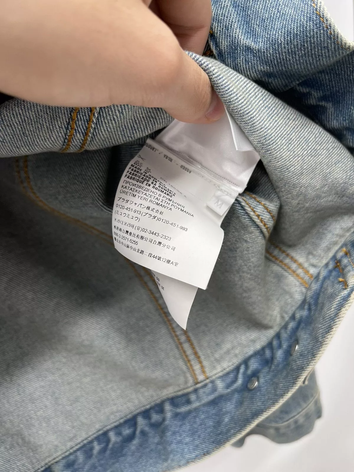 Prada Denim Jackets Prada Denim Jacket Size M Blue