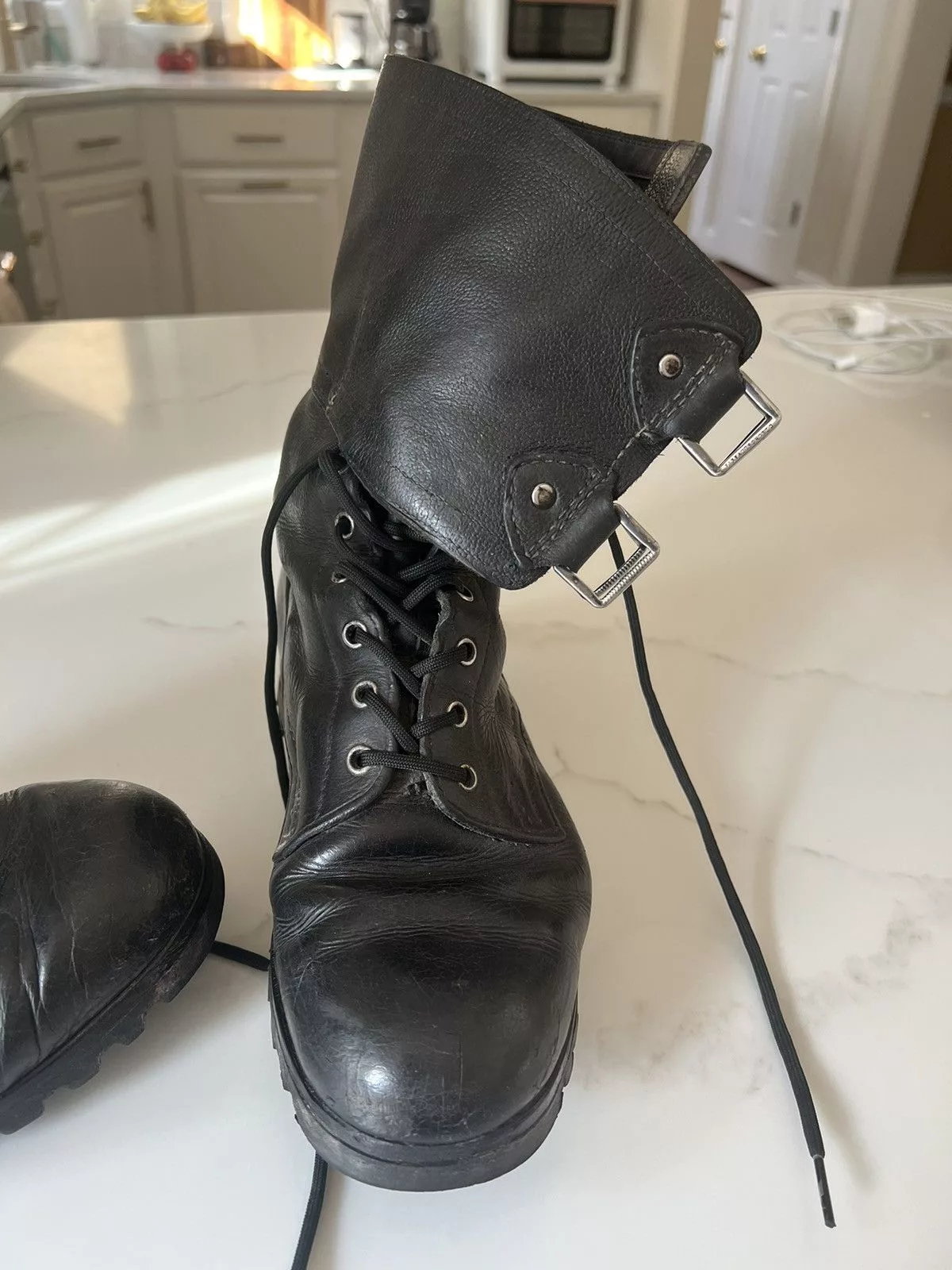 Vintage Boots Vintage Czech Paramilitary Boots Black
