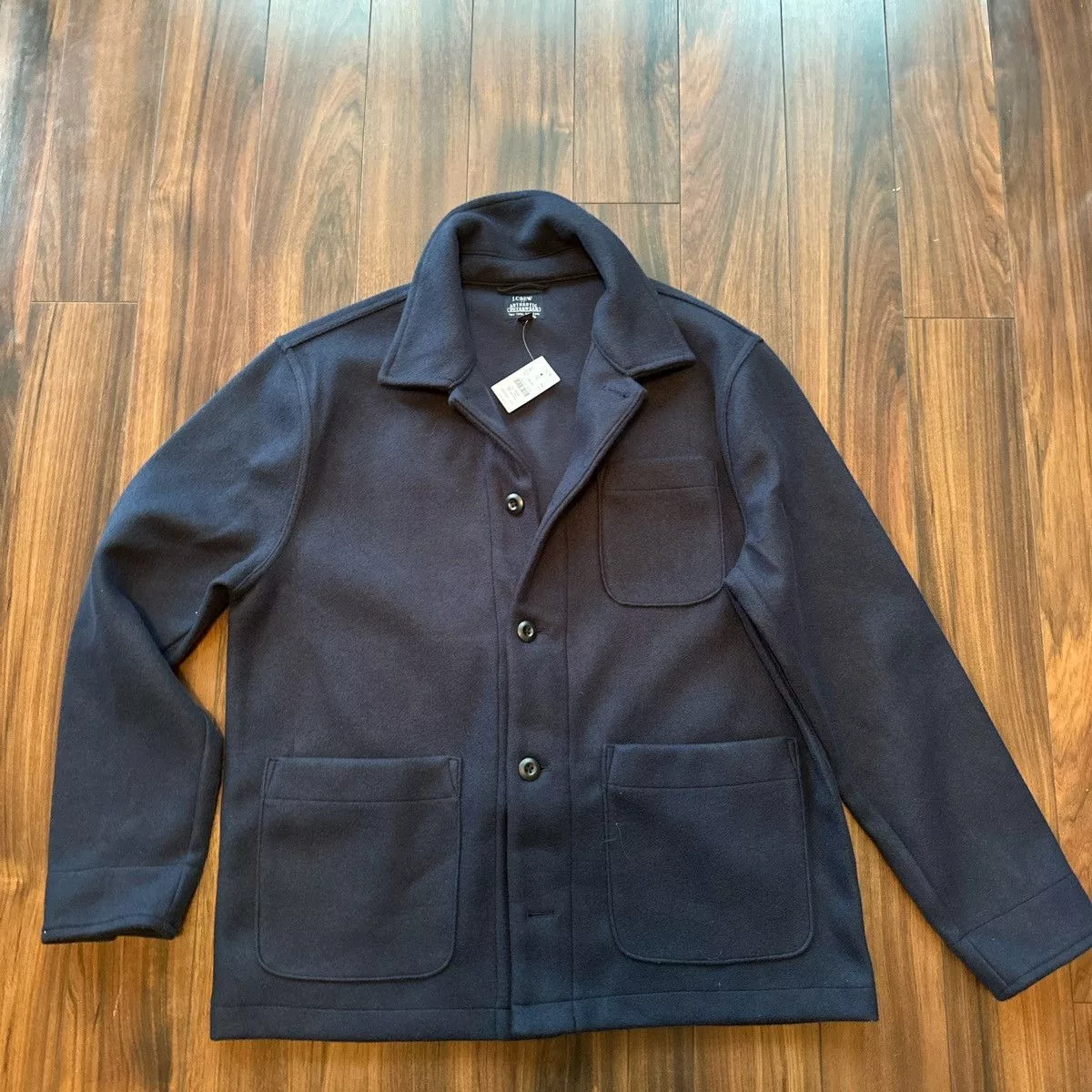 J.Crew Light Jackets J.Crew J. Crew Navy outerwear wool jacket Blue