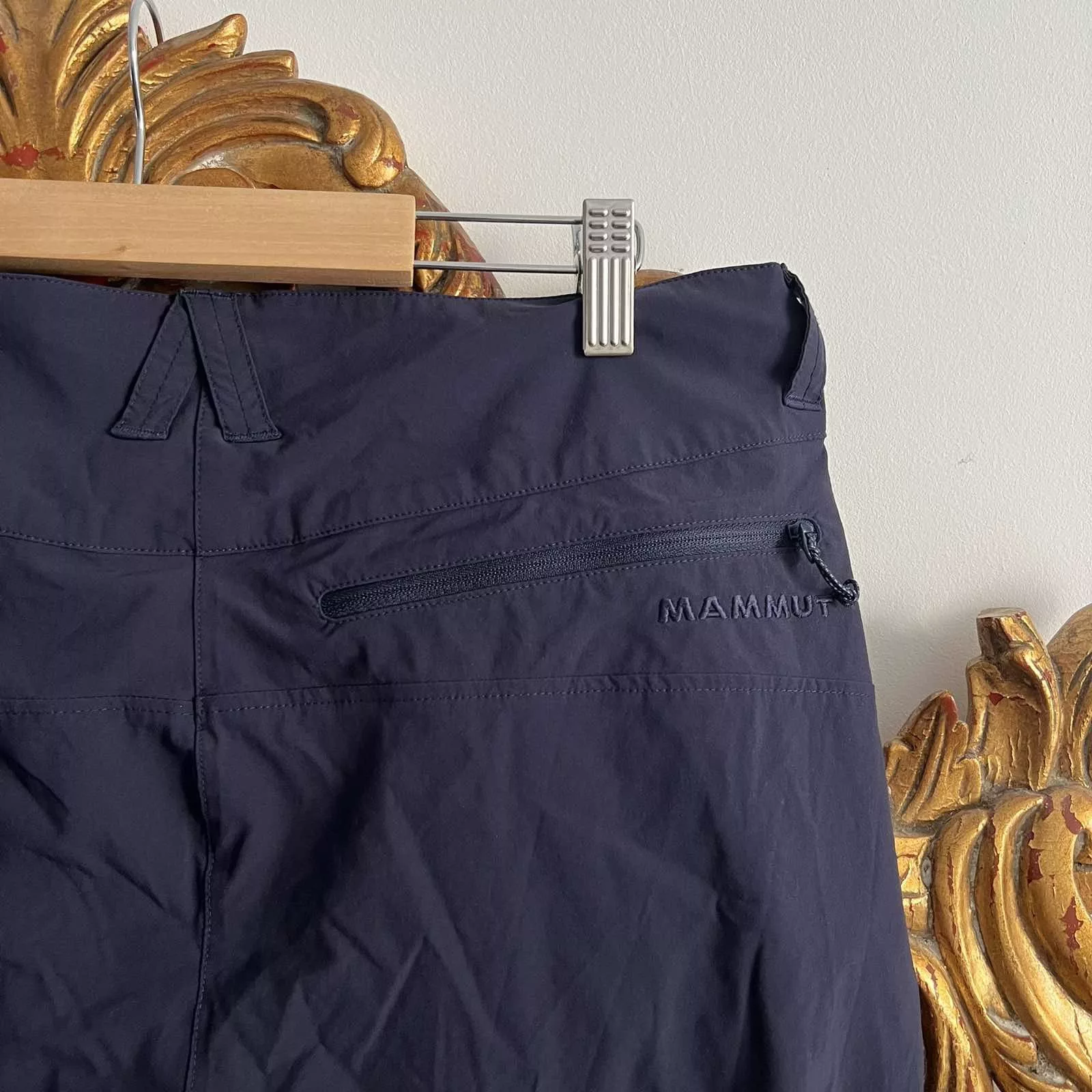 MAMMUT Shorts Cargo Outdoor Sz 42 Blue Gorpcore