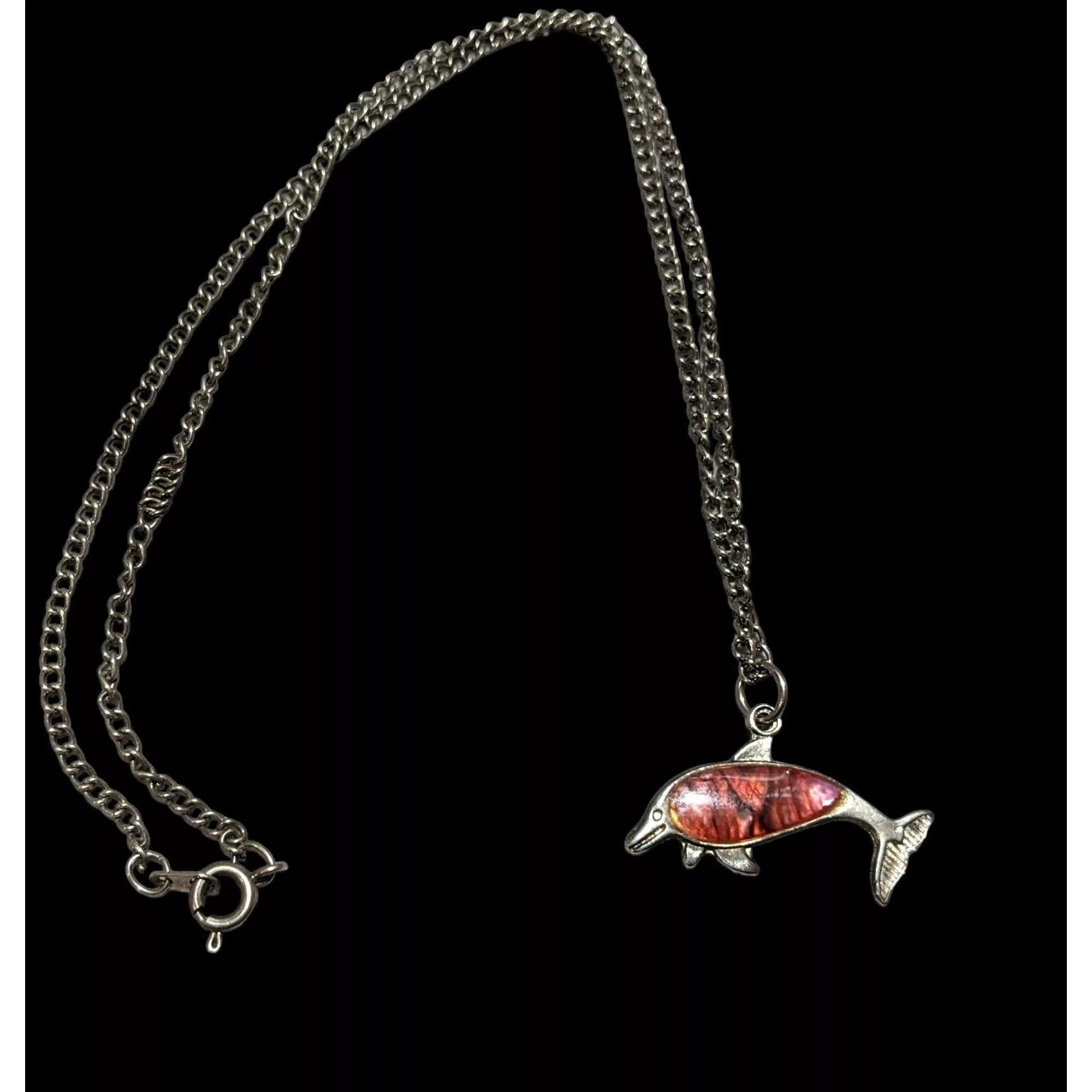 Other Necklaces Other Pink Shell Dolphin Necklace
