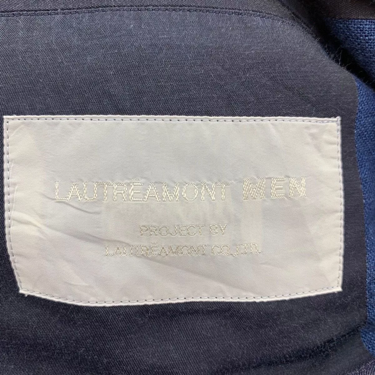 Designer Light Jackets Designer Vintage Lautremont Men Co Ltd Button Jacket Blue