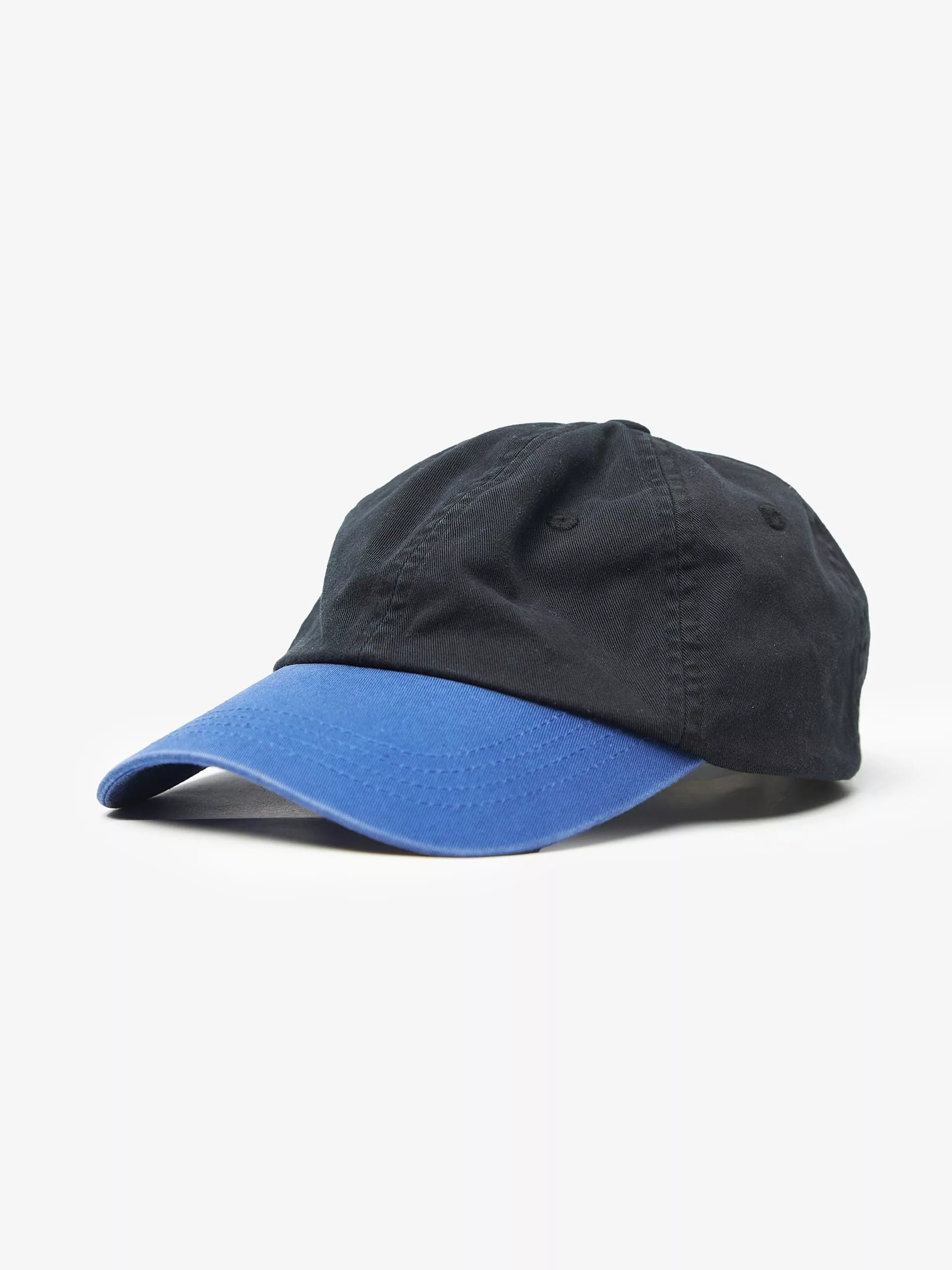 Acne Studios Hats Acne Studios Blue and Black Logo Patched Cotton Cap