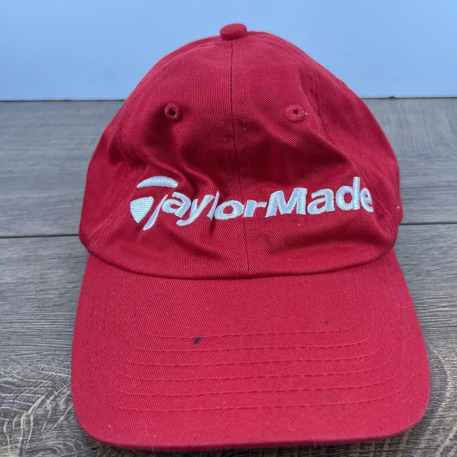 Other Hats Other TaylorMade Gold Hat Red Adjustable Hat Red TaylorMade Adult
