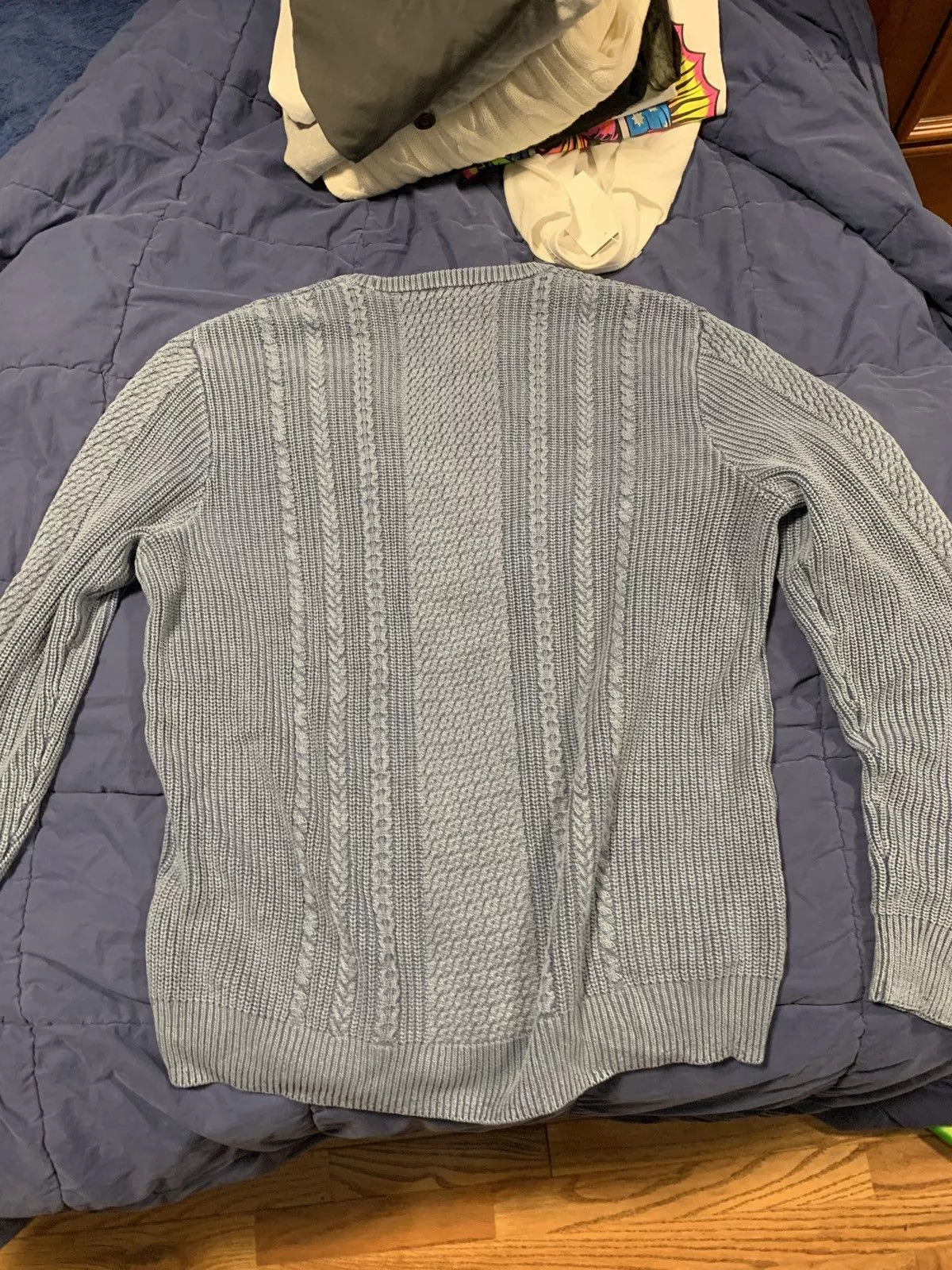 Michael Kors Sweaters Knitwear Michael Kors Cable Knit Sweater Blue