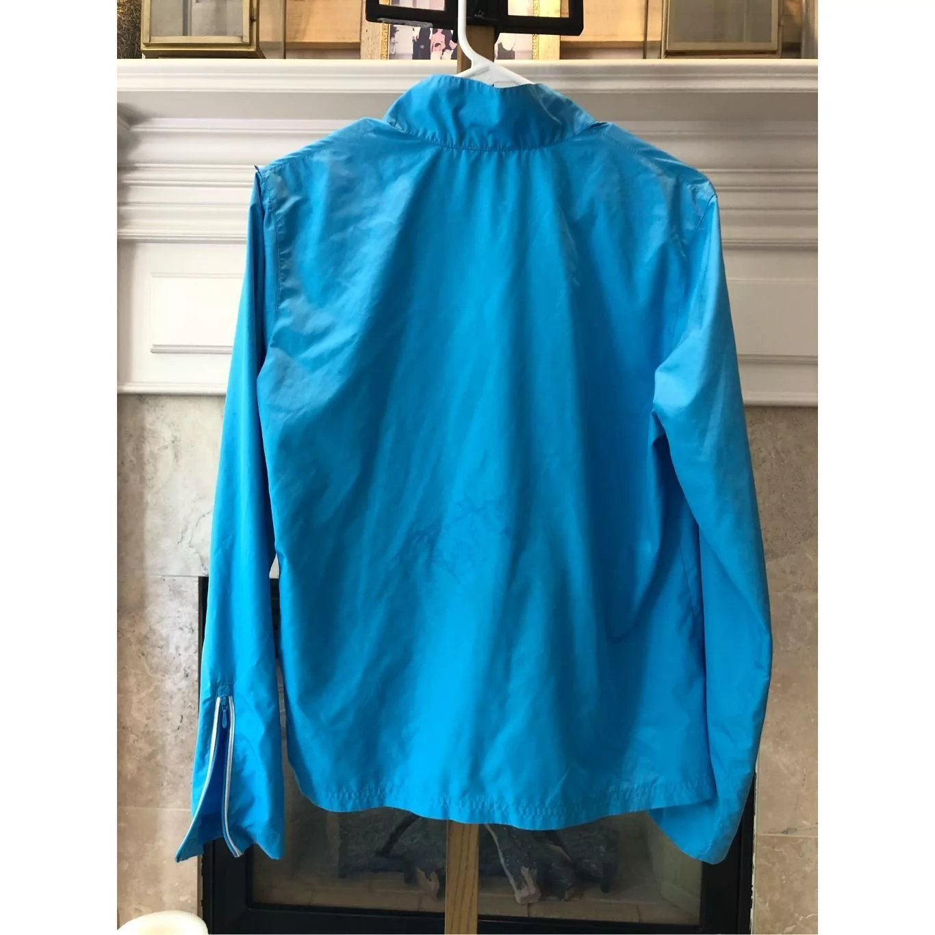 Ashworth Coats Ashworth Women’s Blue Zip Up Lightweight Windbreaker Jacket