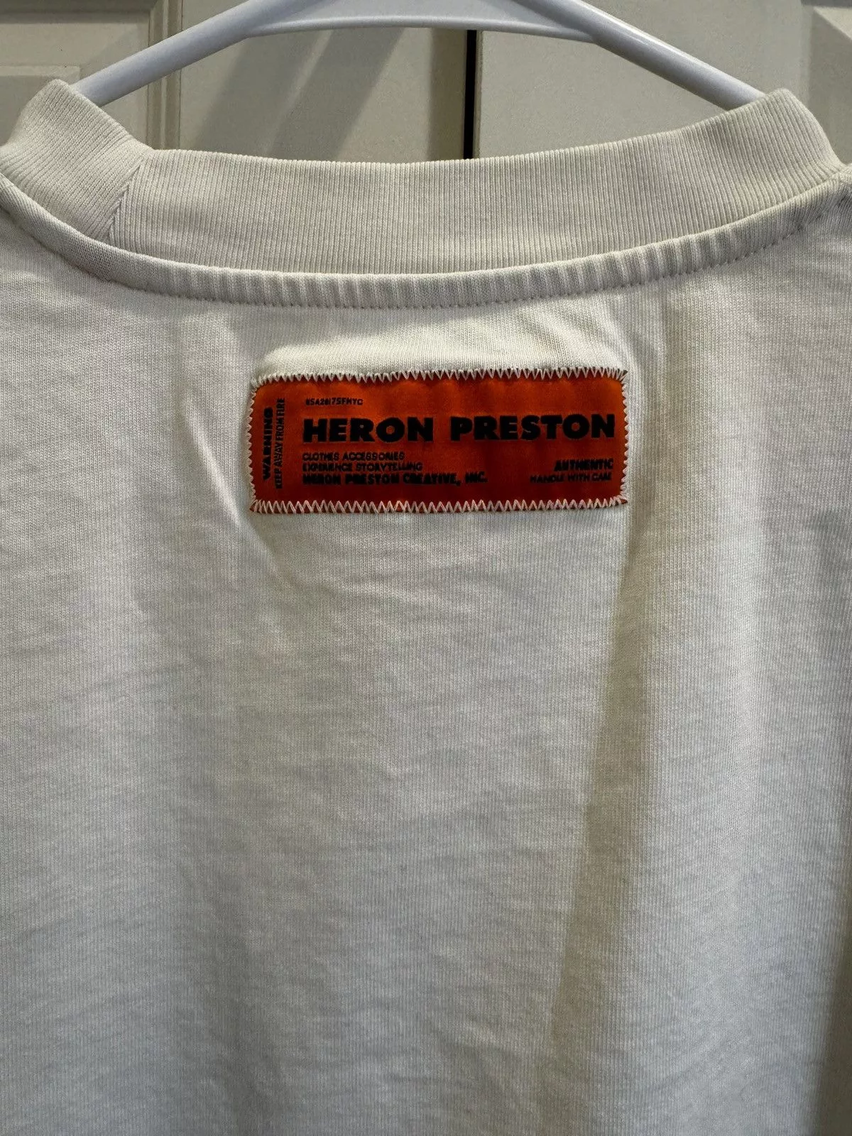Heron Preston Short Sleeve T Shirts Heron Preston HPNY Tee White