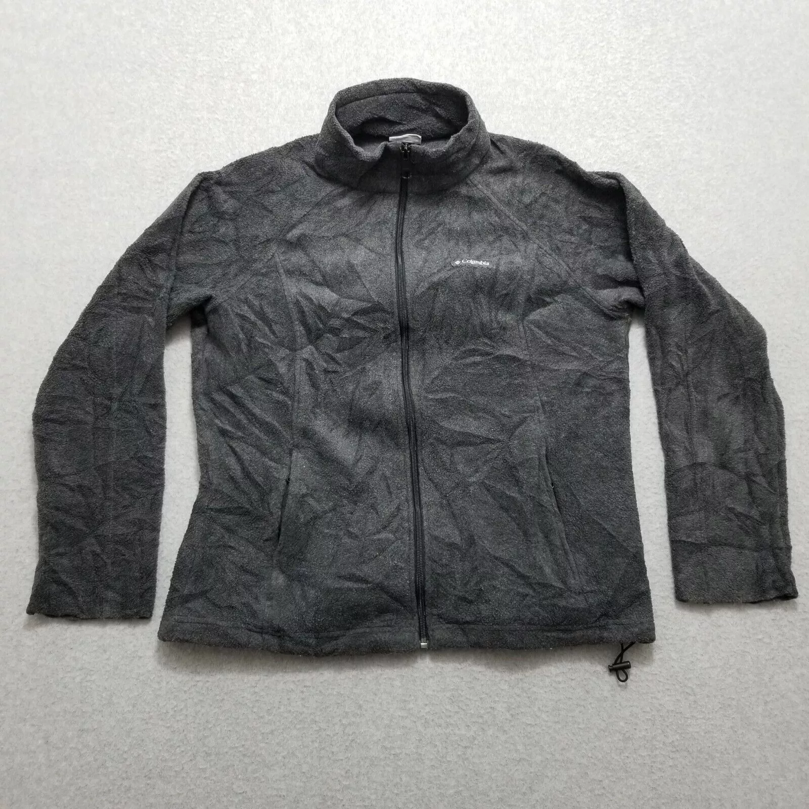 Columbia Jackets Columbia Fleece Jacket Womens XL Full Zip Pockets Outdoor Gray