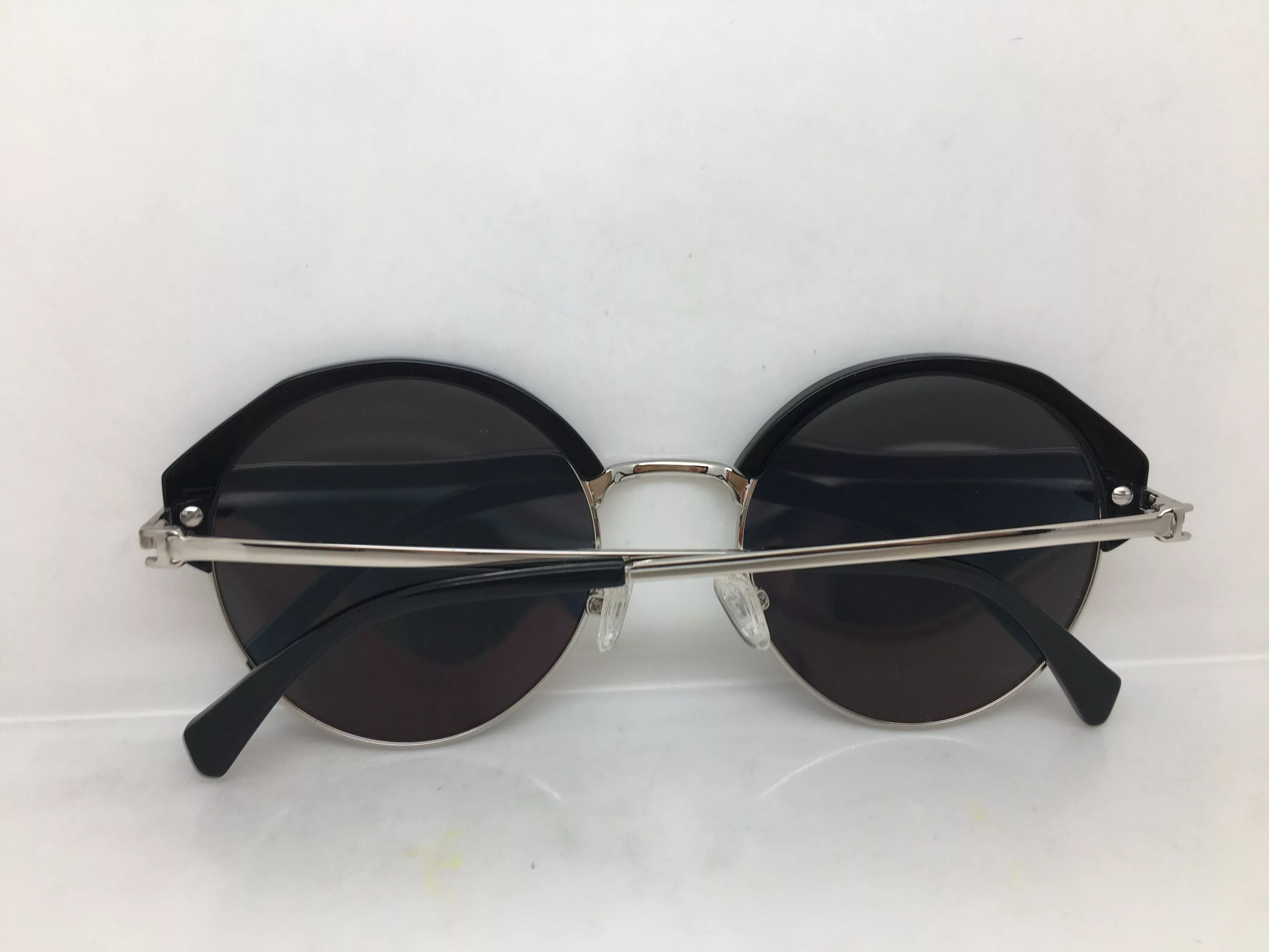 Other Sunglasses Other Black Silver Round Sunglasses Frame