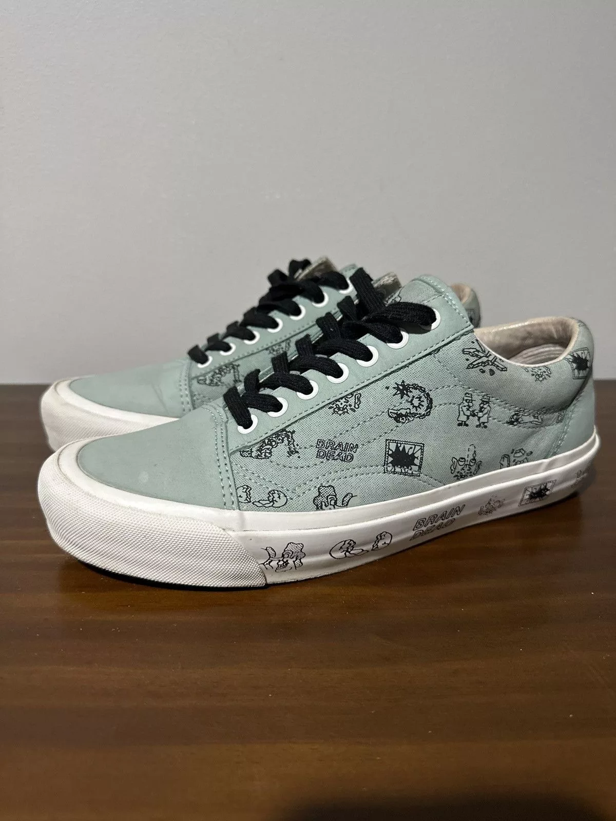 Brain Dead Low Top Sneakers Brain Dead × Vans VANS x Brain Dead Old Skool LX (Granite Green) Size 9