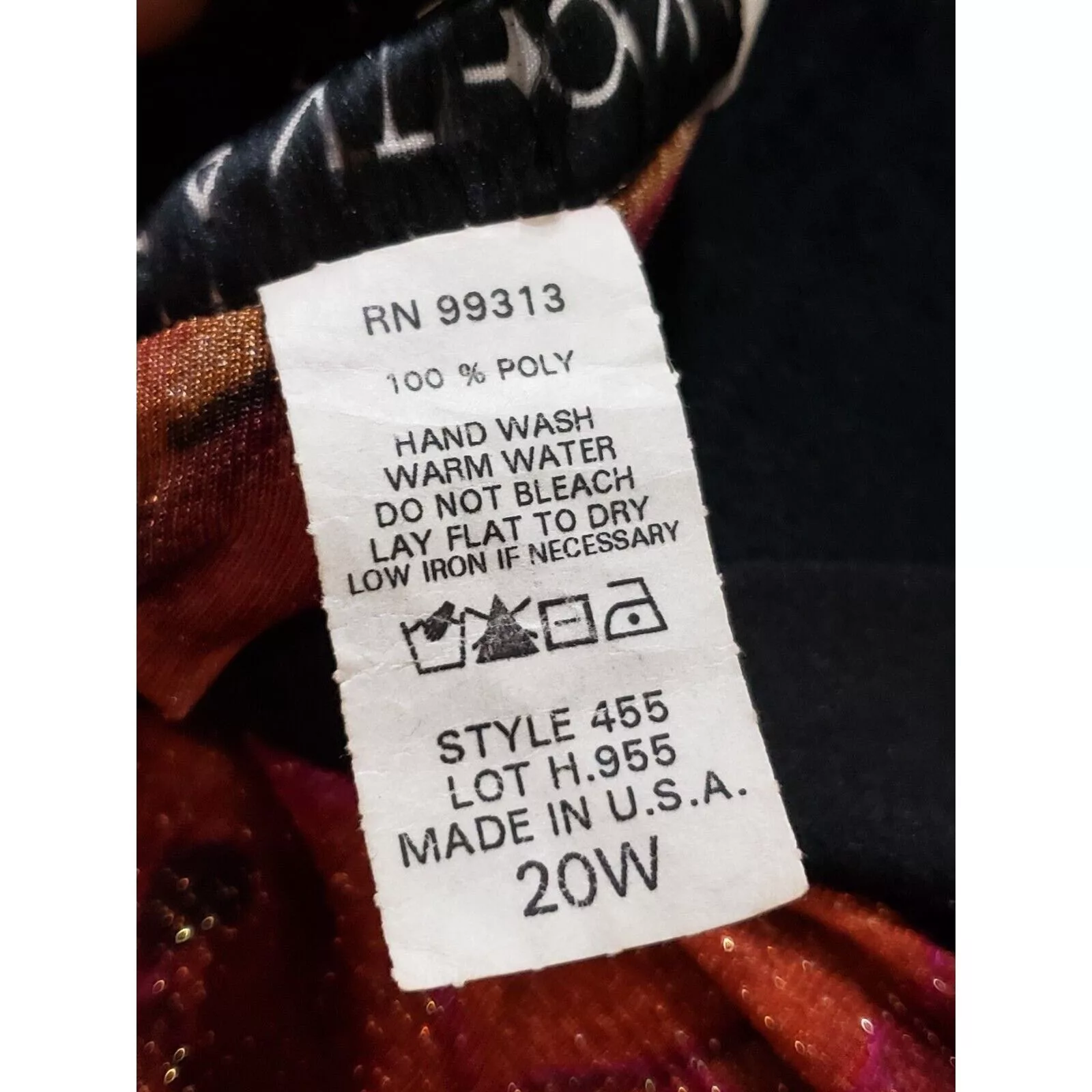 Other Blouses Other ST. Anthony Polyester Round Neck Long Sleeve Top Blouse 20W Multi