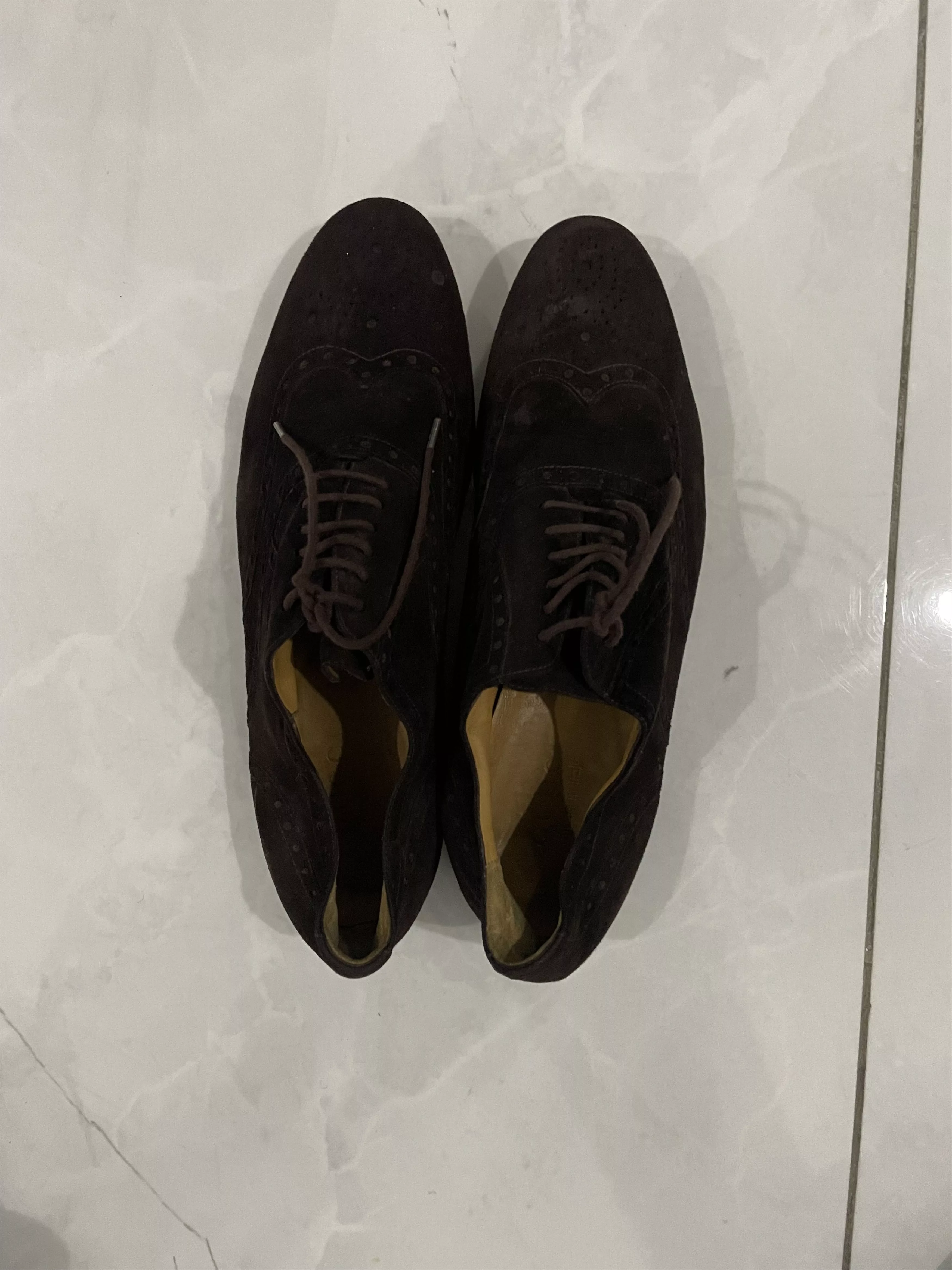 Gucci Formal Shoes Gucci suede shoes Brown