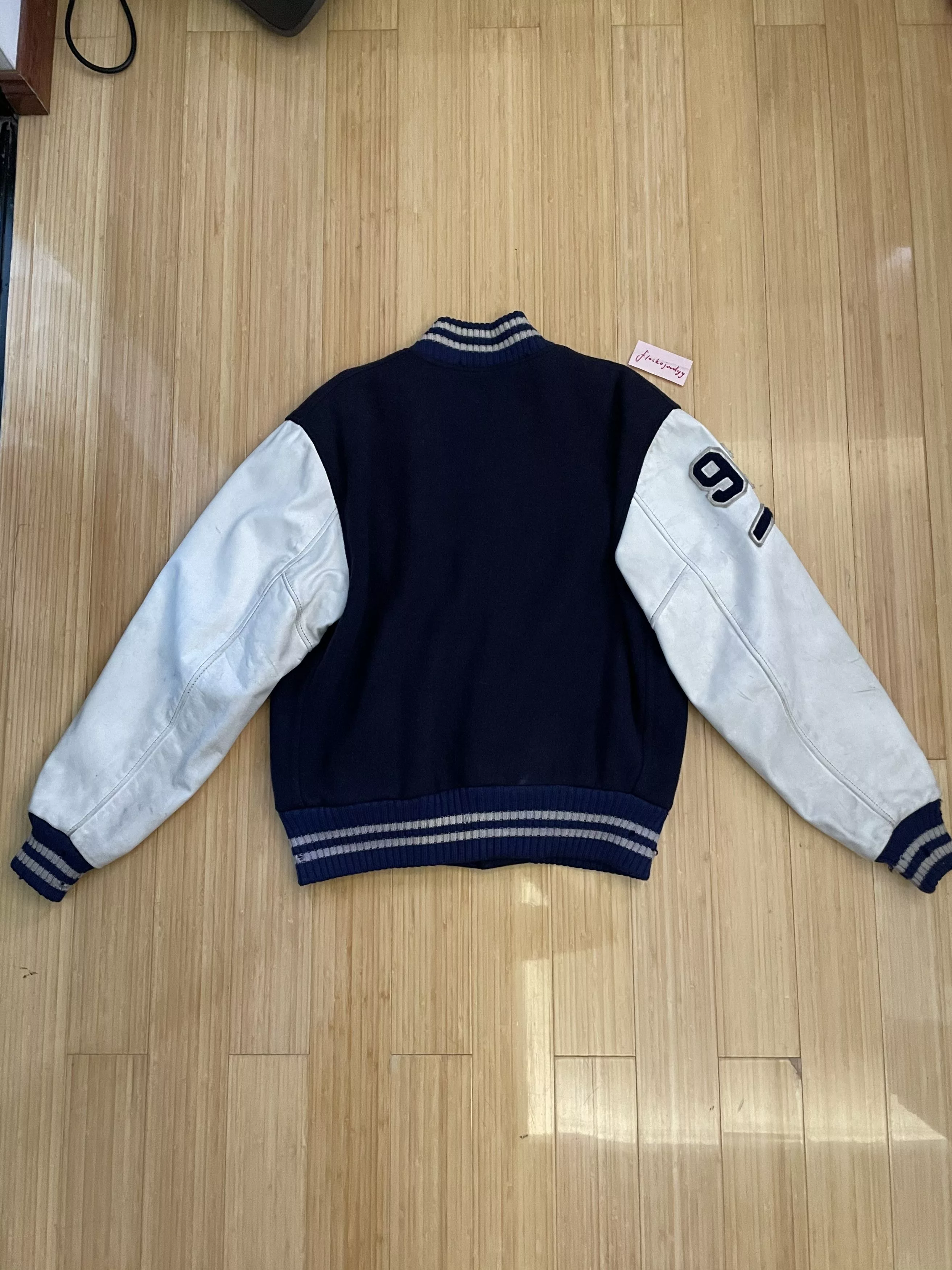Vintage Bombers Vintage Varsity Jacket Blue