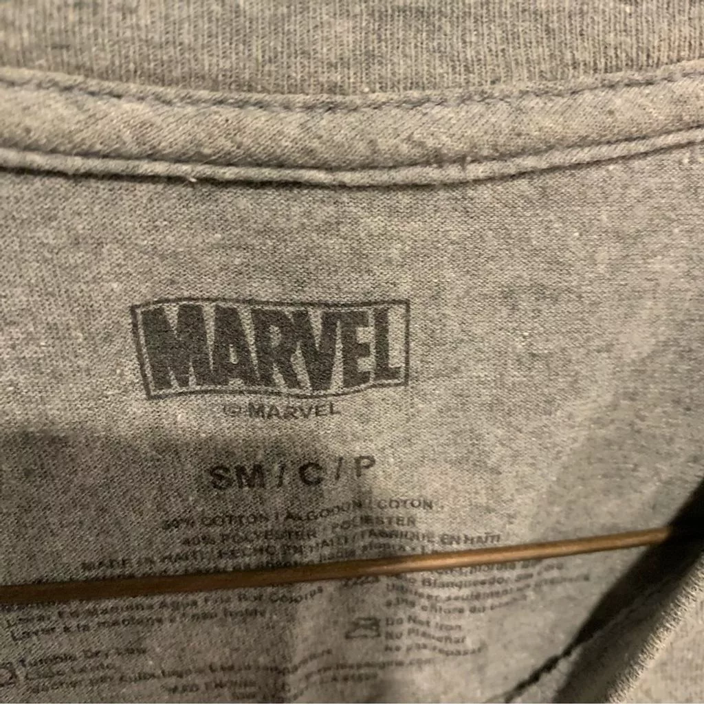 Marvel Comics Short Sleeve T Shirts Marvel Comics Mens Avengers Tshirt Gray