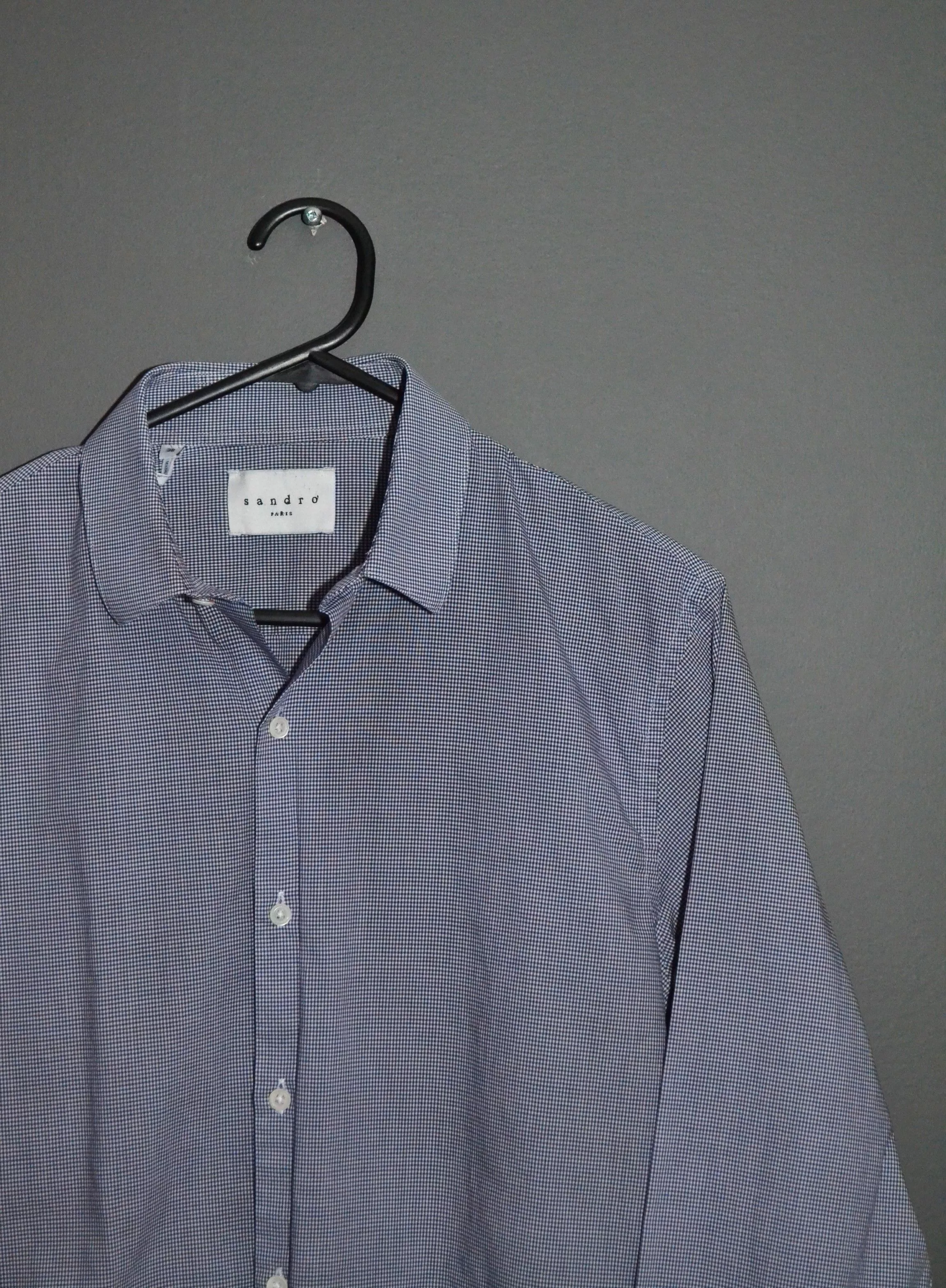 Sandro Shirts Button Ups Sandro Paris 38 size Check Shirt XS Multi