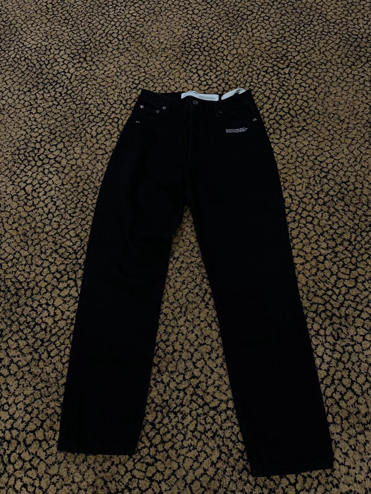 Off-White Jeans Off-White Off White Denim Black