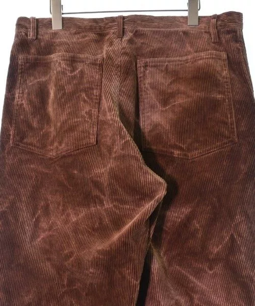 Comme des Garcons SHIRT Casual Pants Plain Slacks Cotton Brown