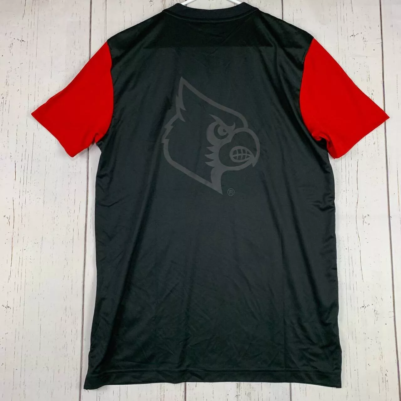Adidas Shirts Button Ups Louisville Cardinals LOU NCAA Adidas Large Tshirt New Men Black