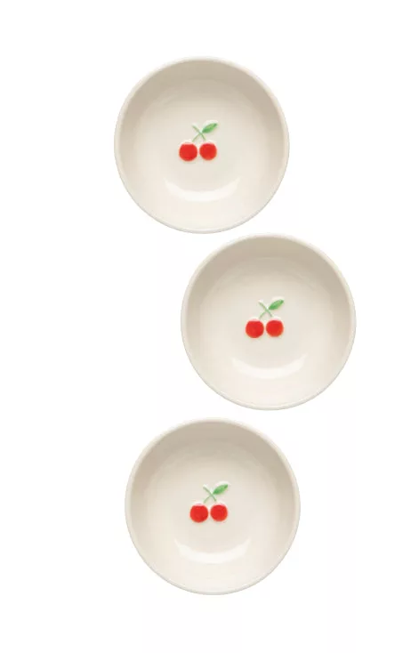 Cherry Embossed Pinch Bowl 3"
