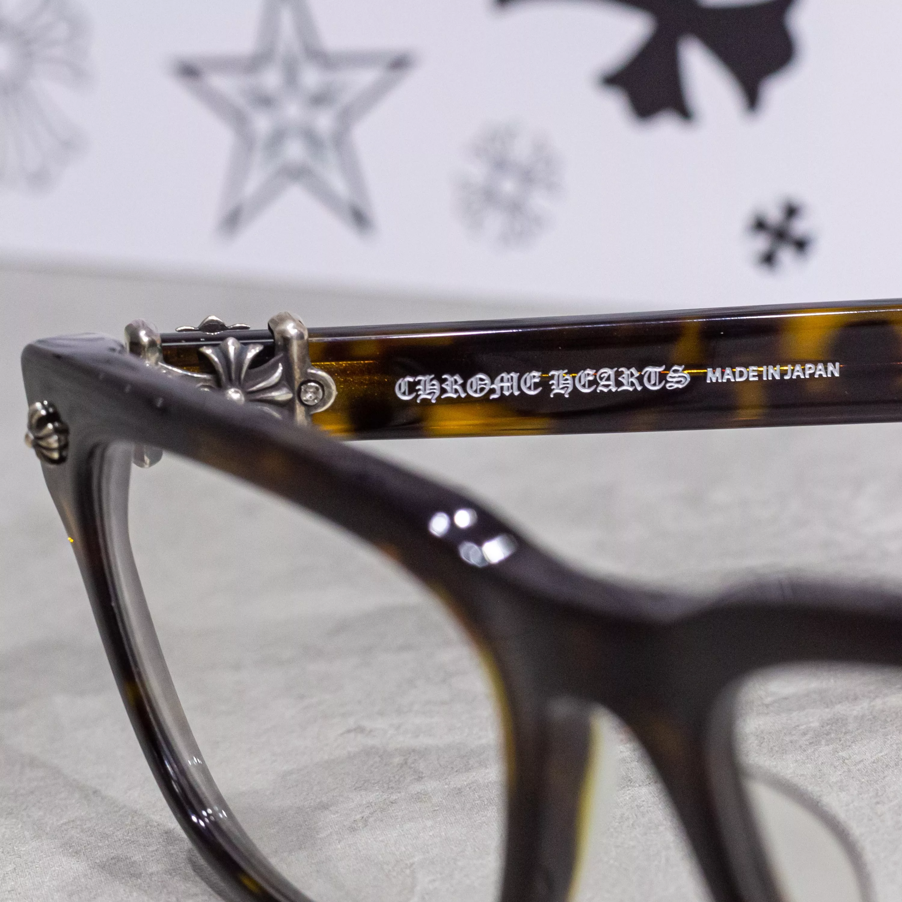 Chrome Hearts Sunglasses CHROME HEARTS VAGILANTE MIDNIGHT TORTOISE Multi