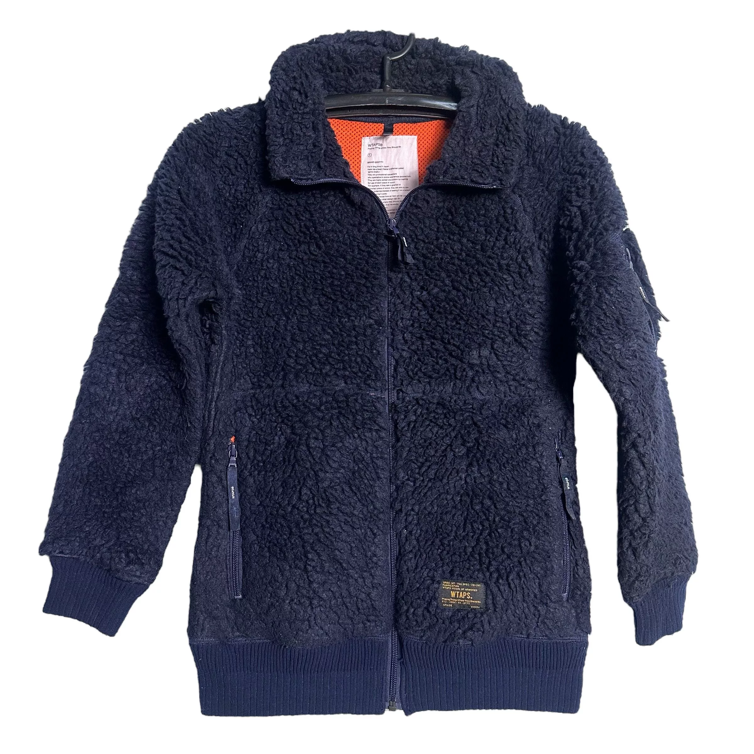 Wtaps Light Jackets 🔥RARE🔥Wtaps Japanese Brand Sherpa Fleece Jacket Blue