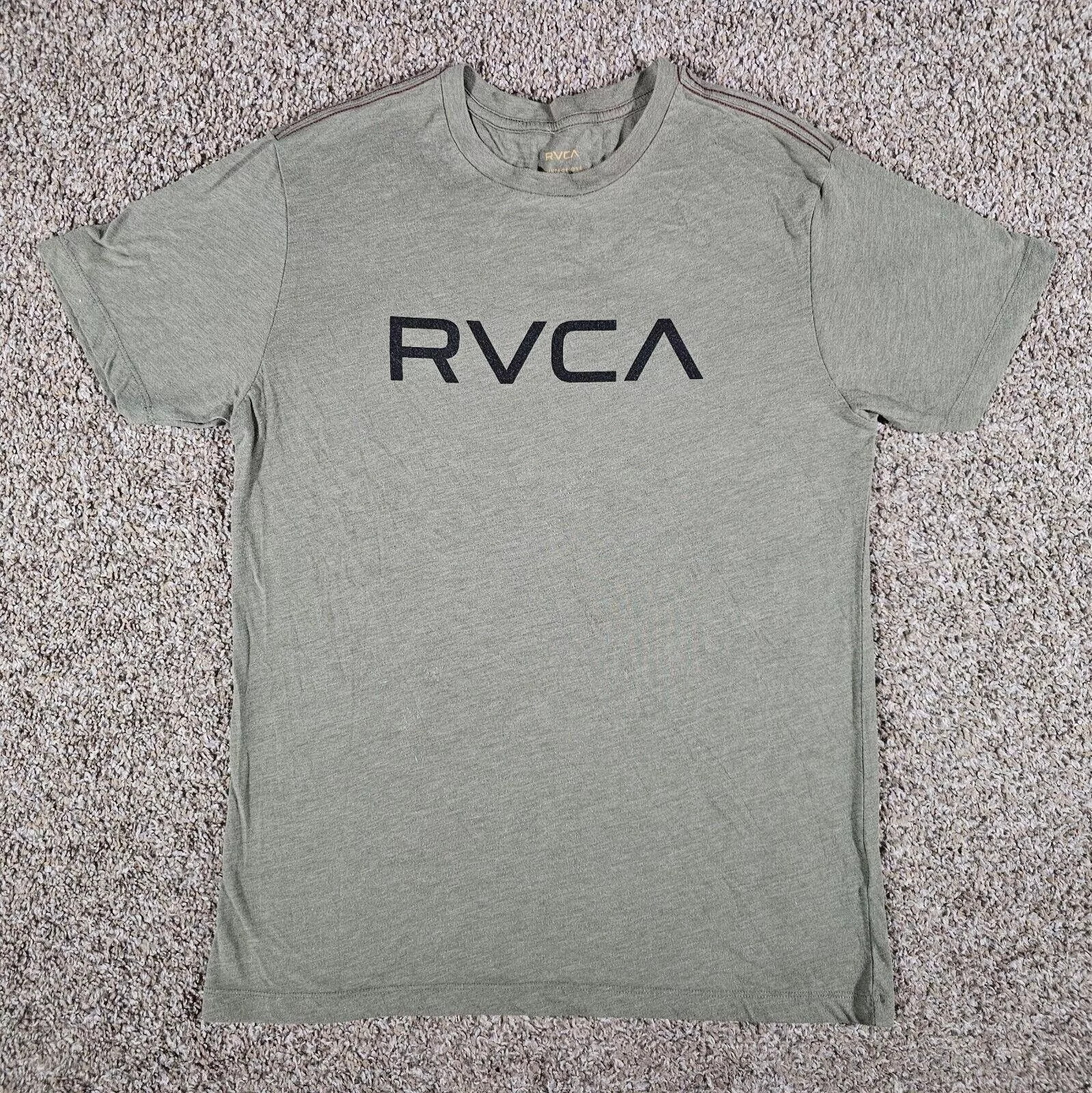 RVCA Short Sleeve T Shirts RVCA Vintage Dye Green Short Sleeve T-Shirt Men's L