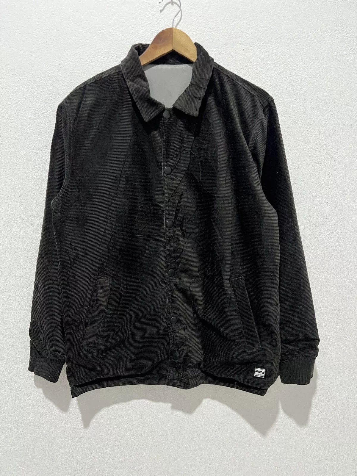 Billabong Light Jackets Billabong Reversible Corduroy Jacket Gray