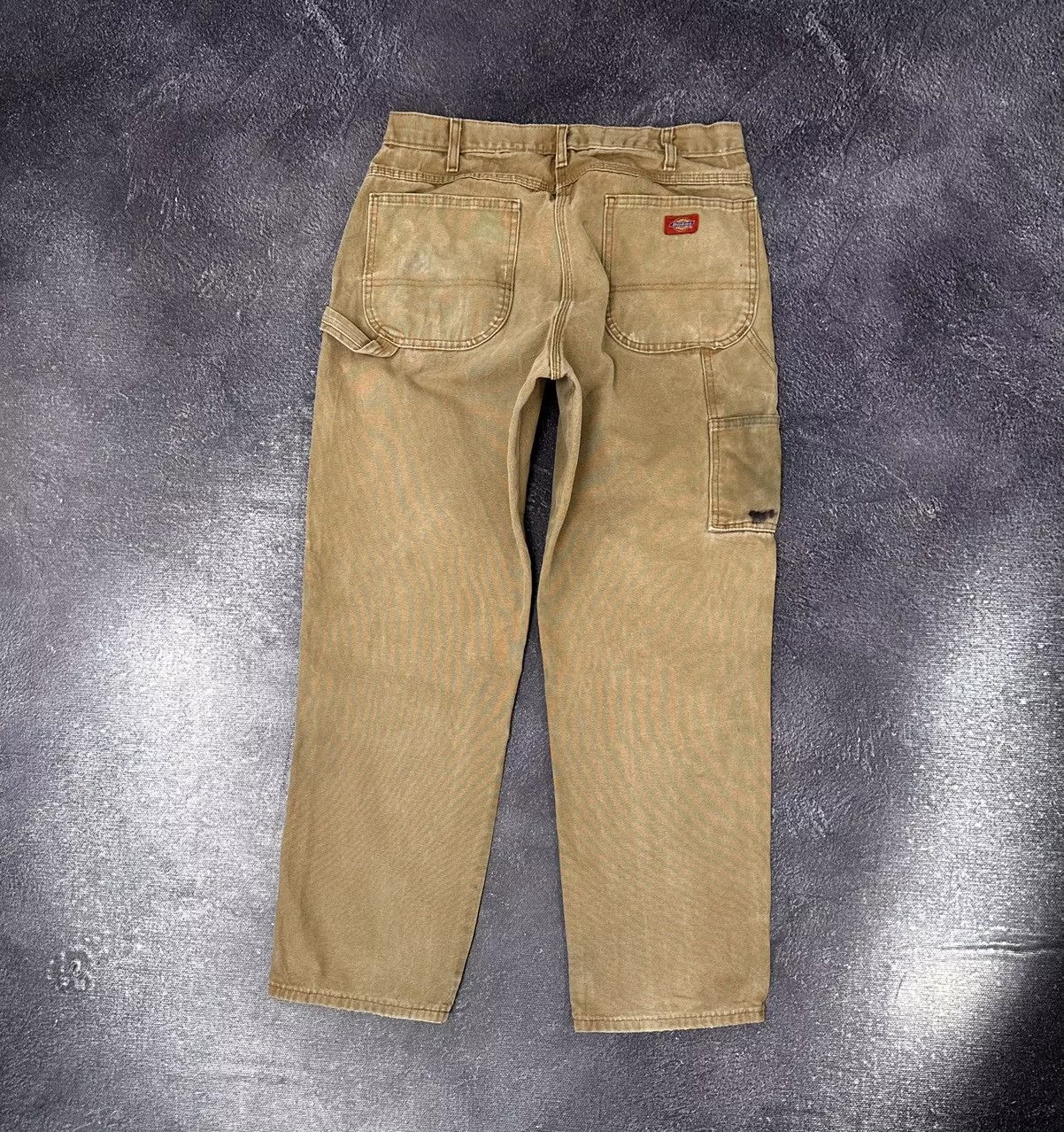 Dickies Denim Vintage Dickies Y2K Camel Work Hype Baggy Pants Jeans Brown Streetwear