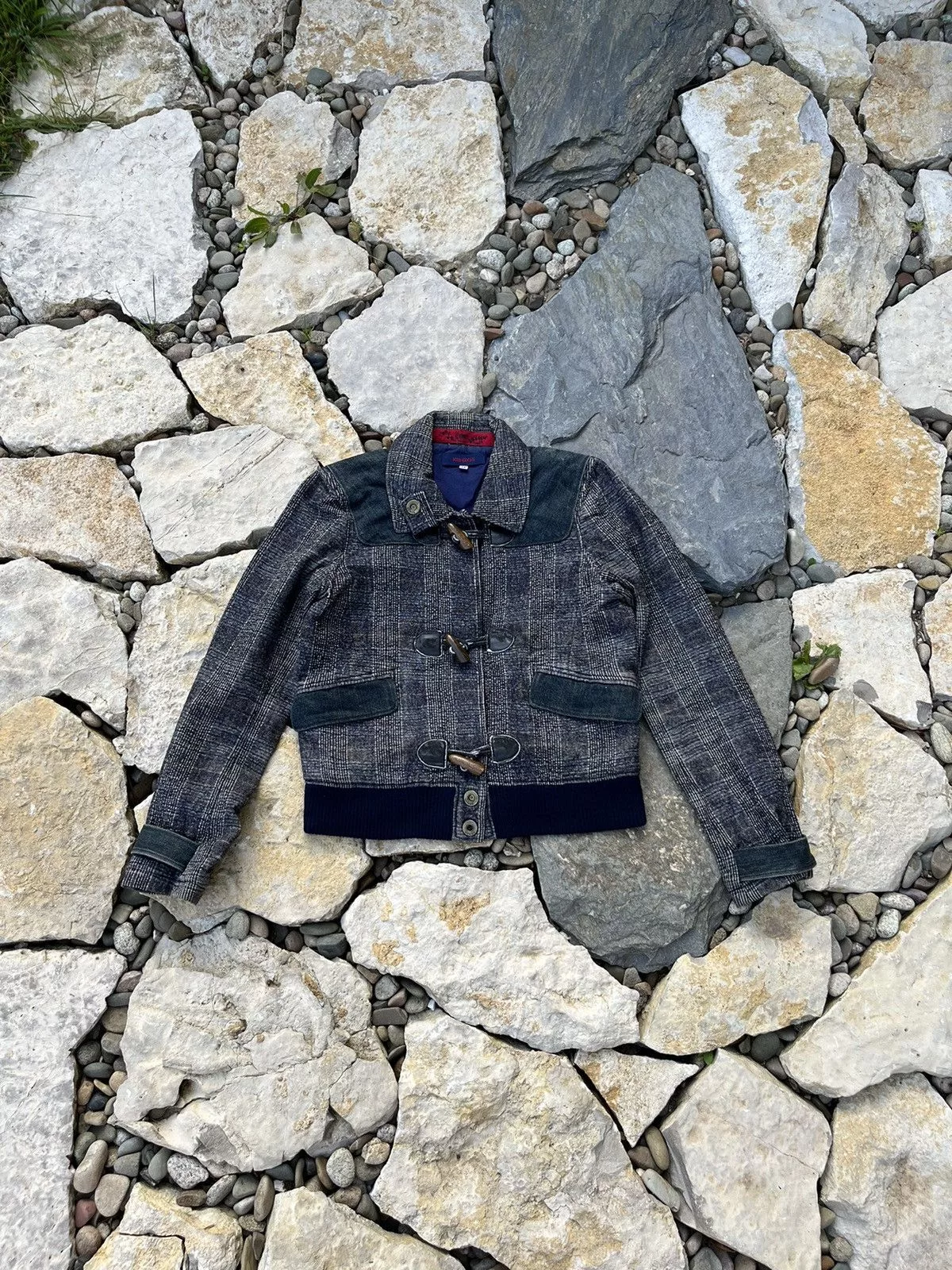 Kenzo Jackets Kenzo × Vintage Vintage Kenzo duffle jacket y2k archive rare Blue Avant-Garde