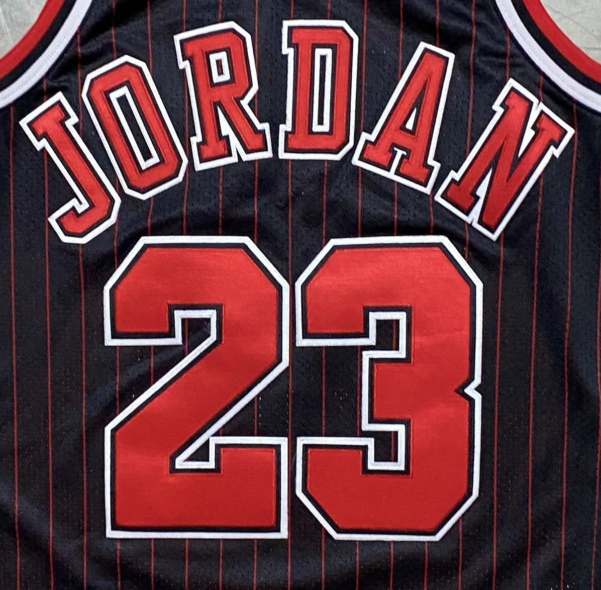 Mitchell & Ness Jerseys Mitchell & Ness × NBA Mitchell & Ness Chicago Bulls Michael Jordan 95-96 Jersey Black