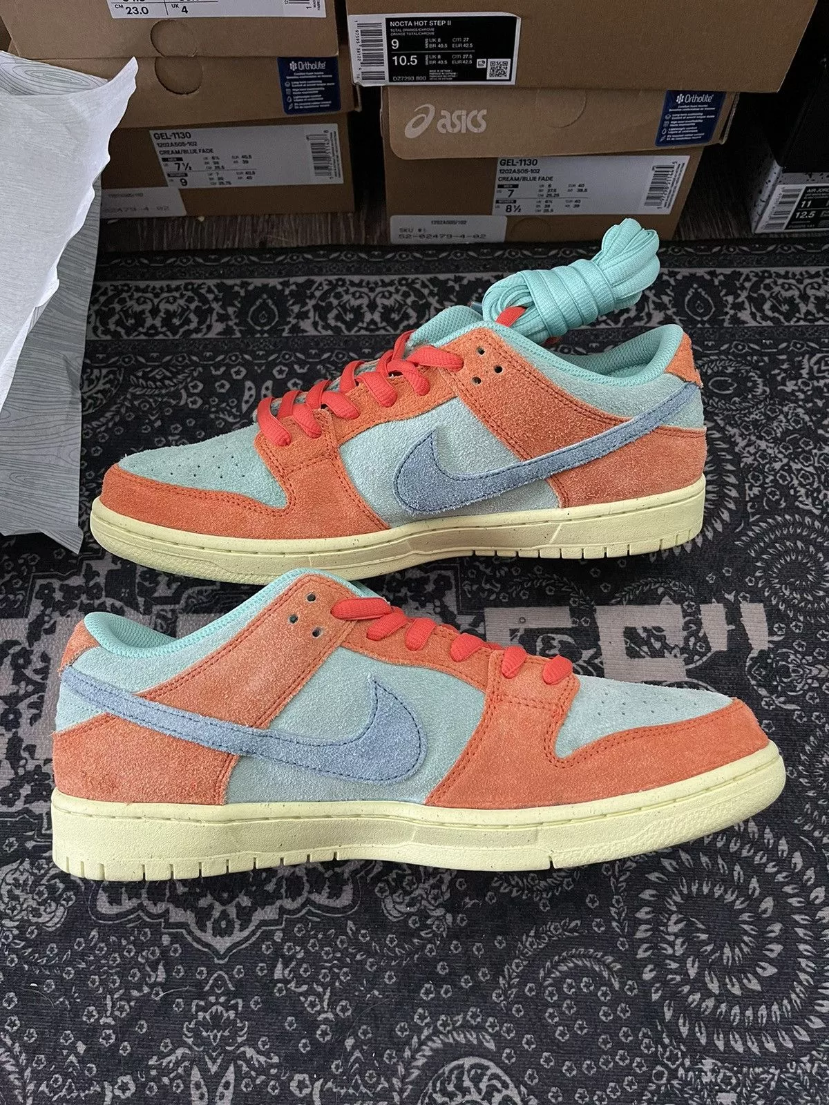 Nike Low Top Sneakers Nike Dunk Low ‘Orange Emerald Rise’