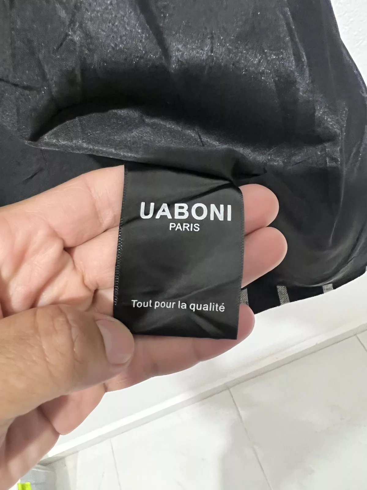 Designer Light Jackets Designer × Other Uaboni Paris Tout Pour la Qualite Blazer Black