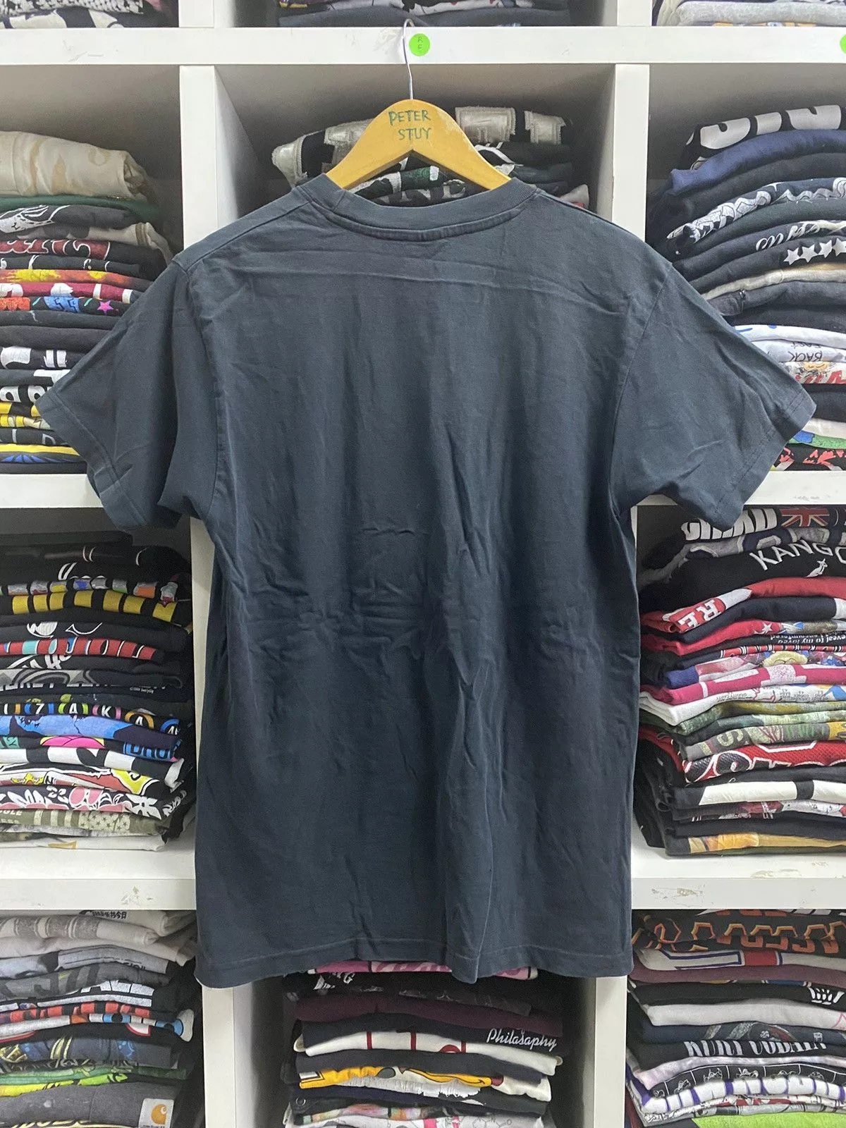 District Vision Short Sleeve T Shirts District Vision × Vintage Vintage Vision Club Spot T-shirt Black Streetwear
