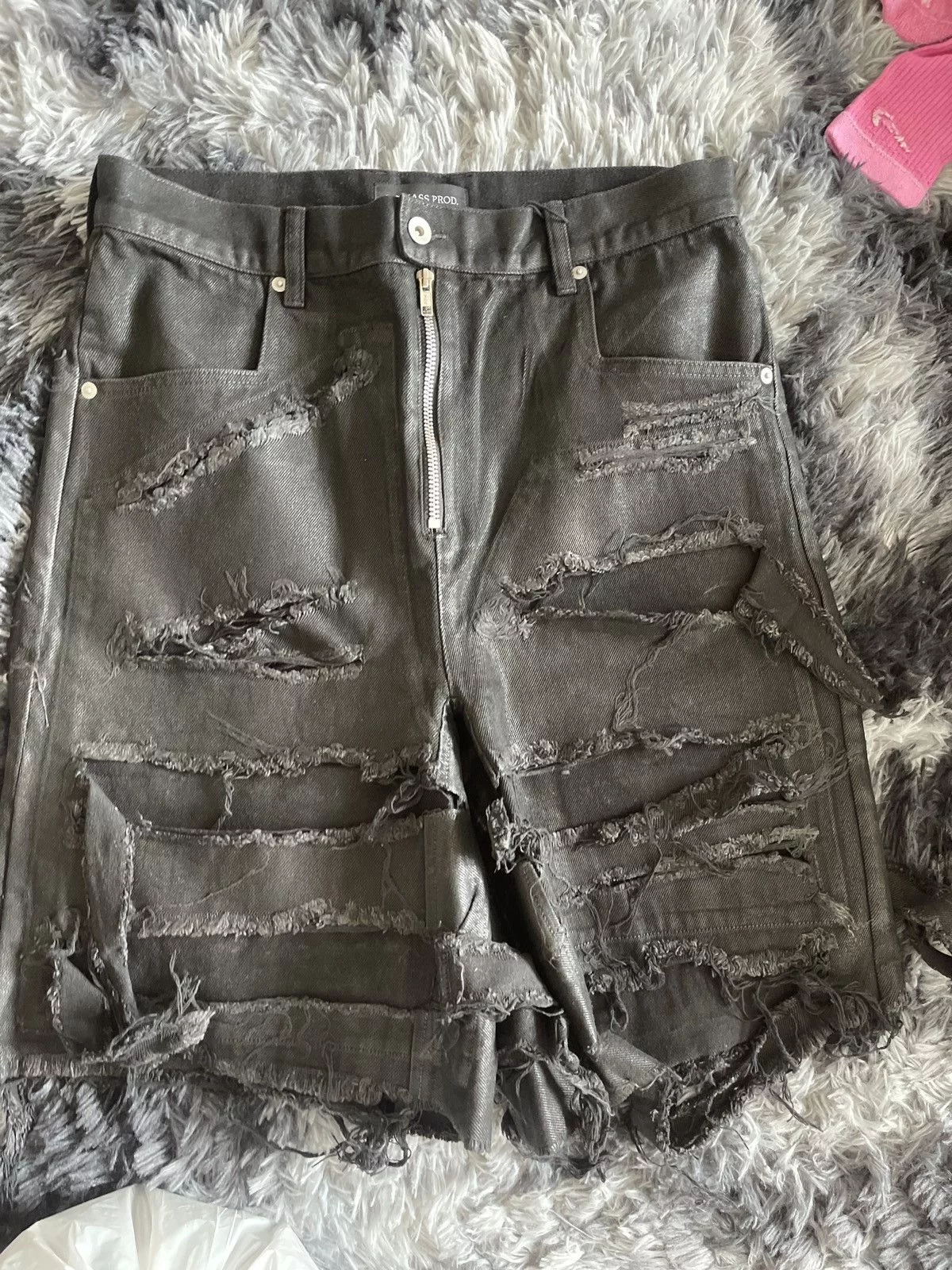 Vintage Shorts Vintage No Mass Prod Shorts Black