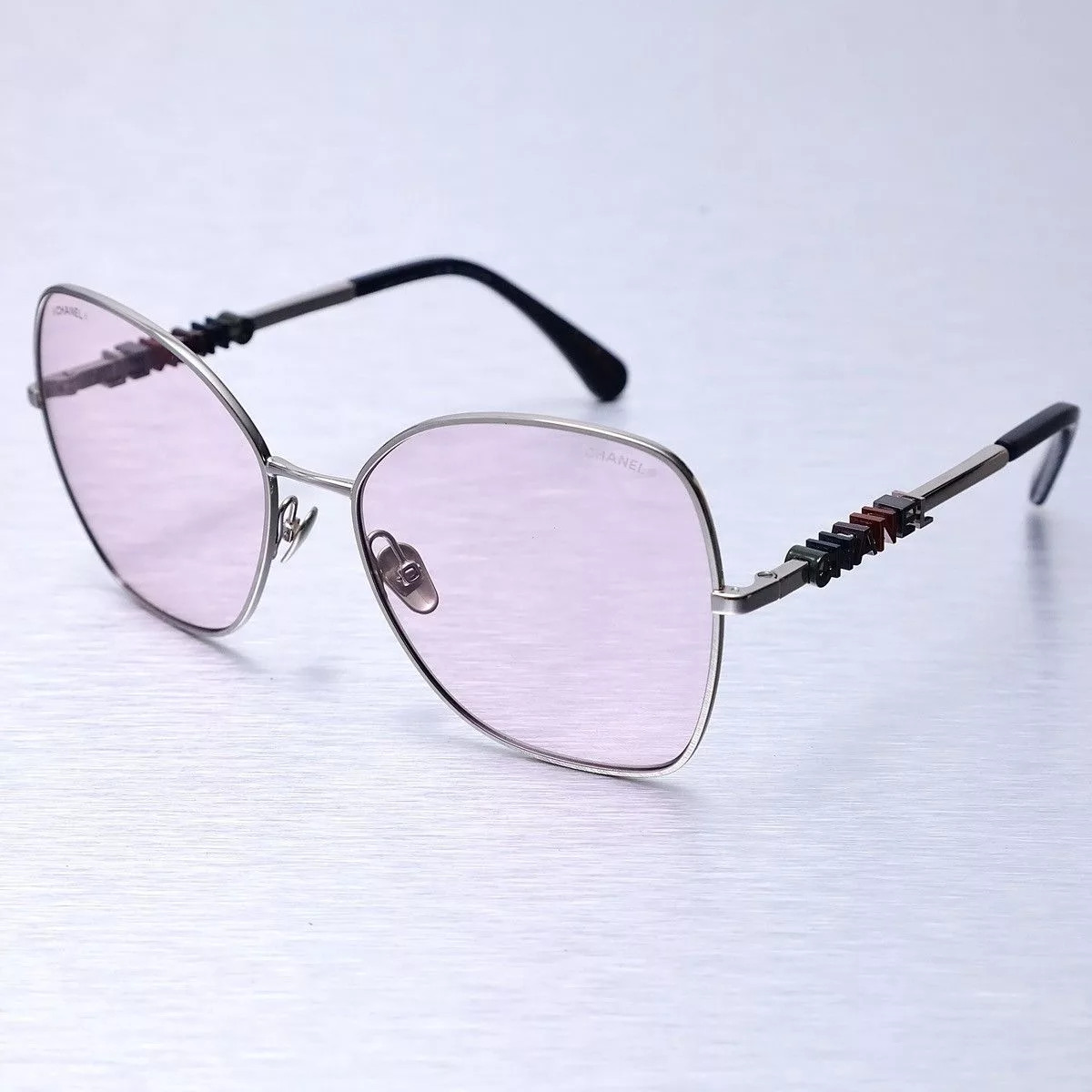 Chanel Sunglasses CHANEL 0CH4283 SUNGLASSES Silver