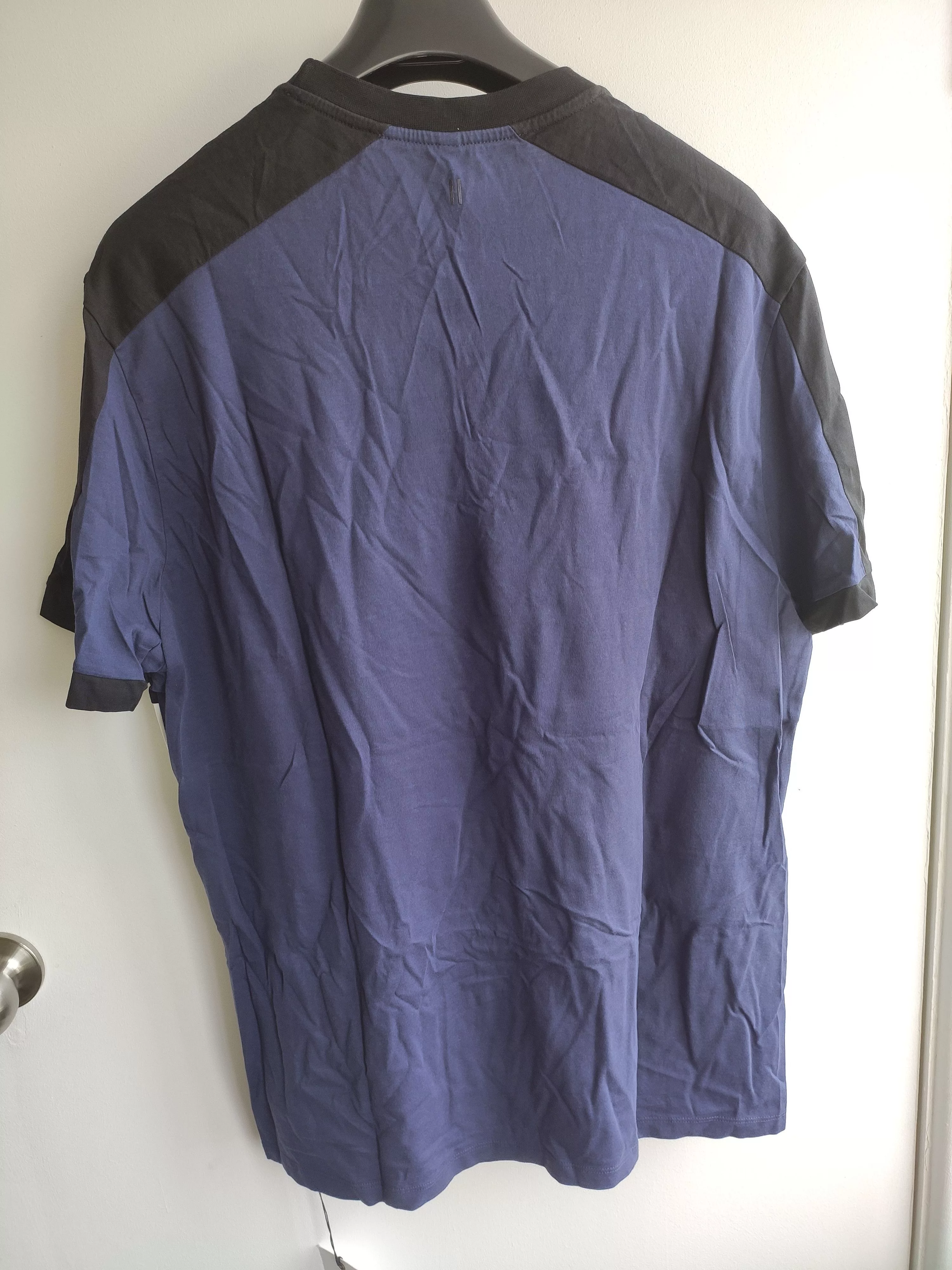 Neil Barrett Short Sleeve T Shirts NEIL BARRETT color-block T-shirt Large BNWT Blue