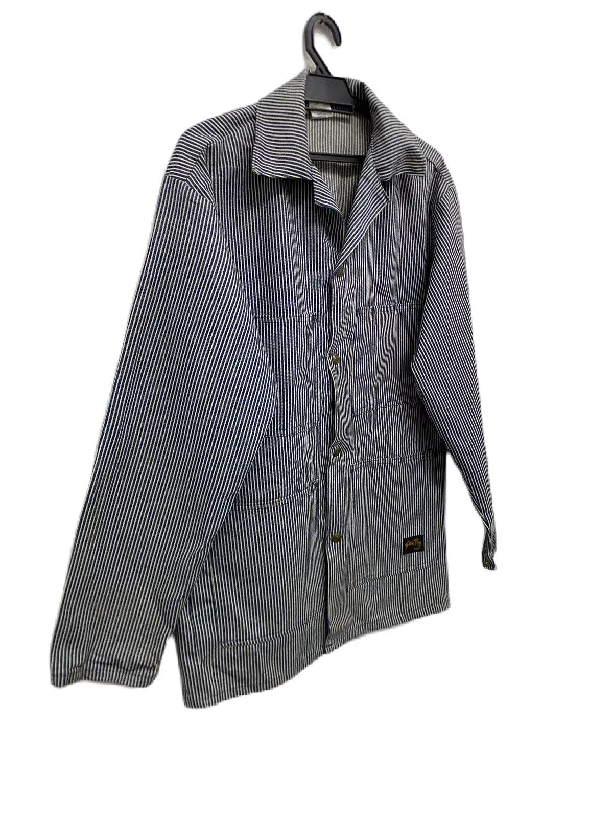 Stan Ray Light Jackets Stan Ray × Vintage AMERICAN PROUD HICKORY JACKET STAN RAY HUNTING STYLE WORKER Blue