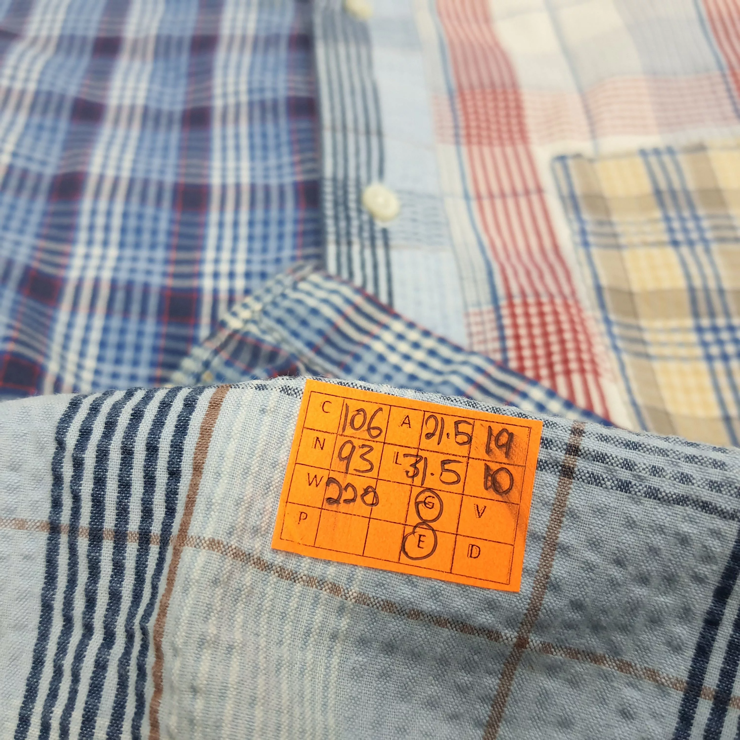 Sugar Cane Shirts Button Ups Sugar Cane × Vintage Vintage Sugar Cane Multi Pattern Shirt