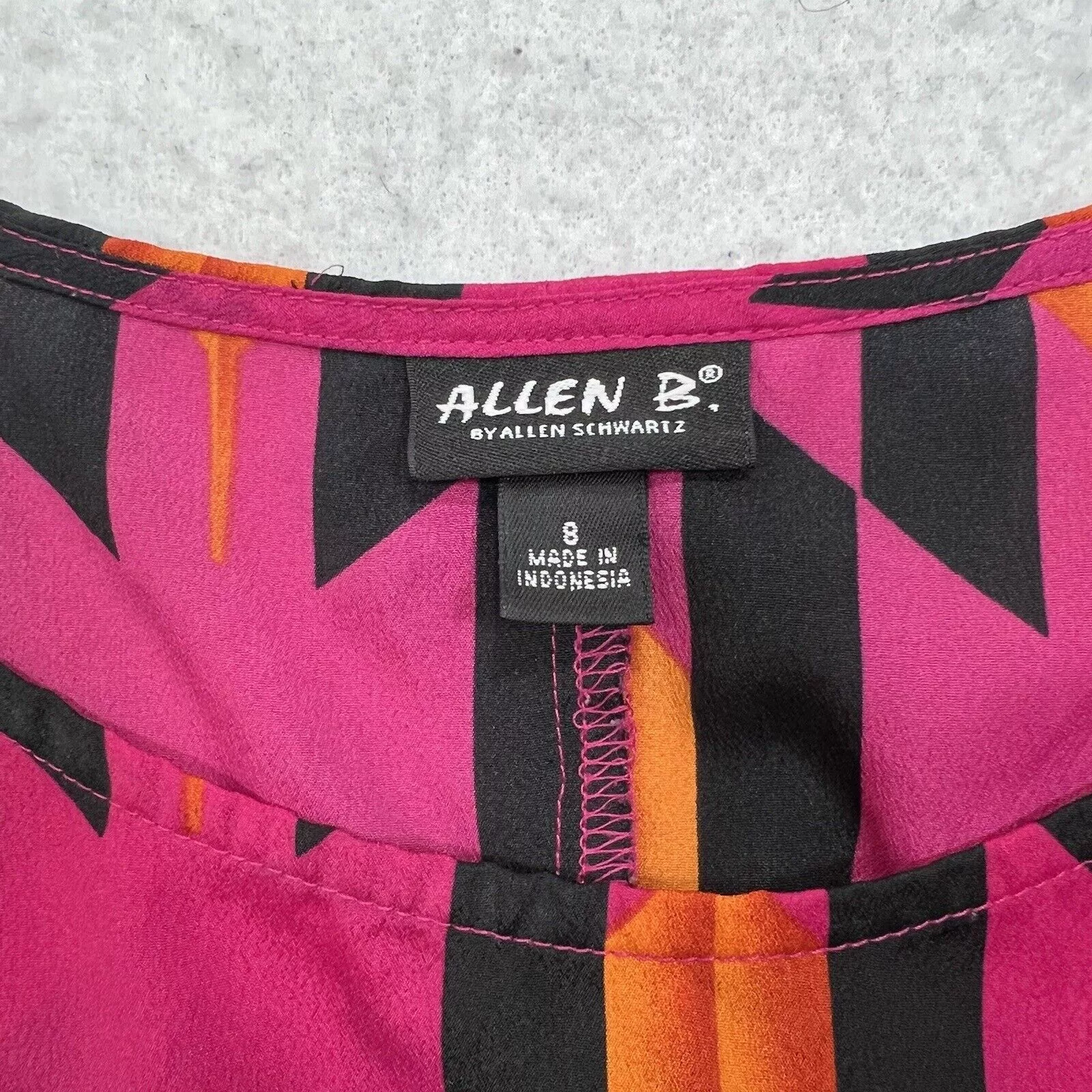 Other Mini Dresses Other Allen B by Allen Schwartz 8 Pink & Orange A-Line Dress