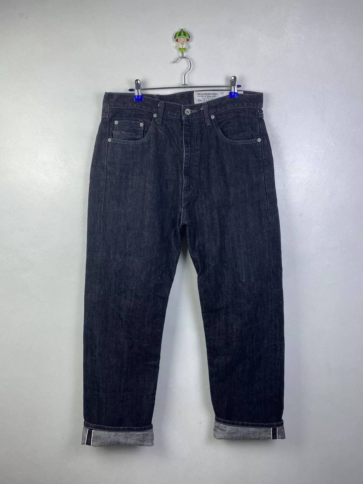 Neighborhood Denim Neighborhood - 14oz Rigid Basic Denim selvedge pants Black