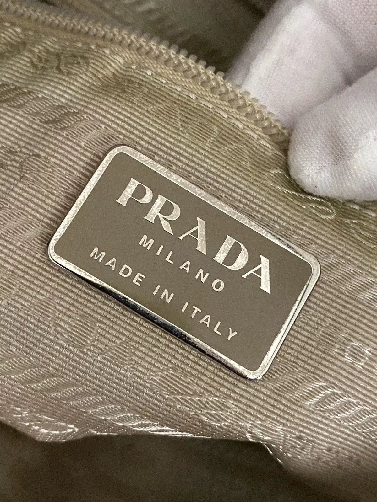 Prada Tote Bags Prada Tessuto Nylon Tote Bag White