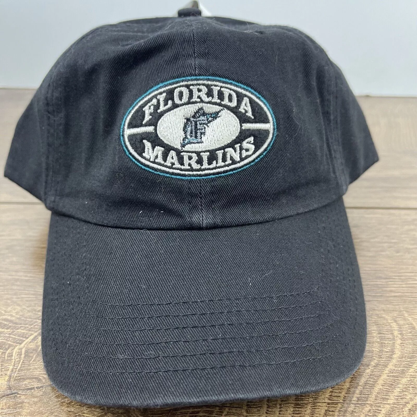 Other Hats Other Florida Marlins MLB Hat Marlins Black Hat Adjustable Black A
