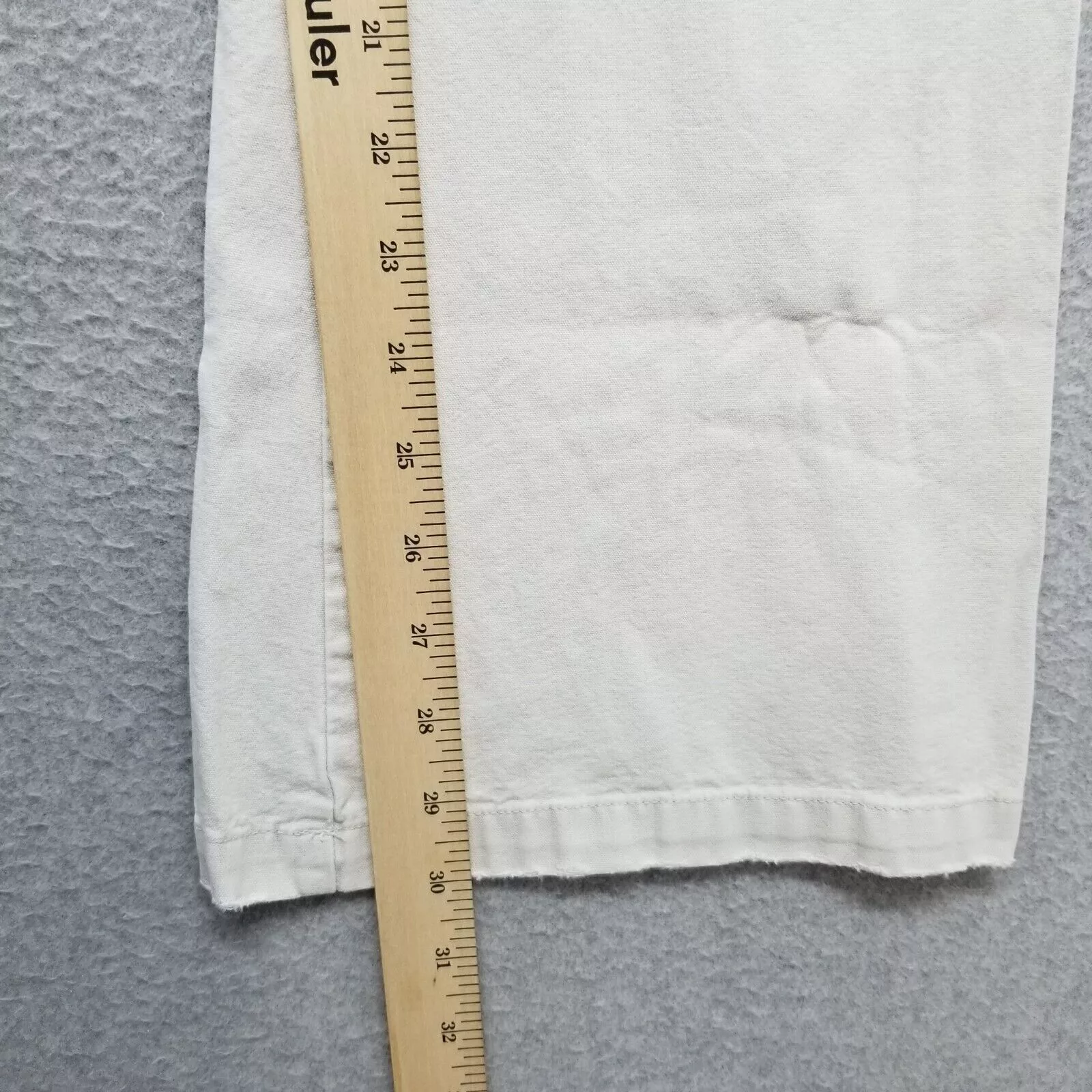Abercrombie & Fitch Pants Womens 6 Flared Pockets 30x30 White
