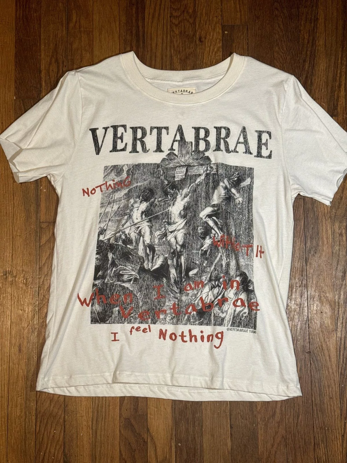 Vertabrae Short Sleeve T Shirts Vertabrae tee White