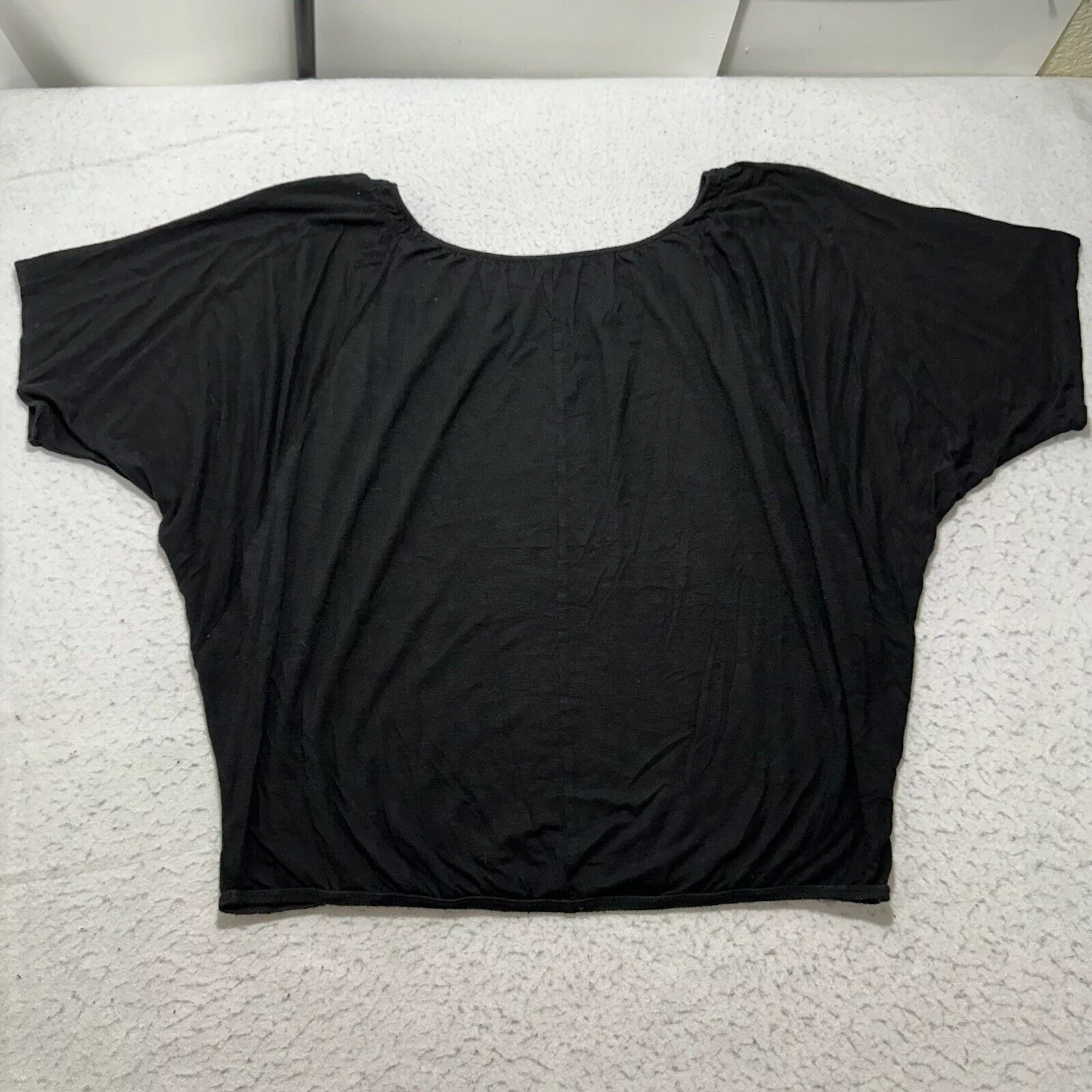 Loft Short Sleeve T Shirts LOFT Large Black Short Sleeve Pullover TShirt Lightweight