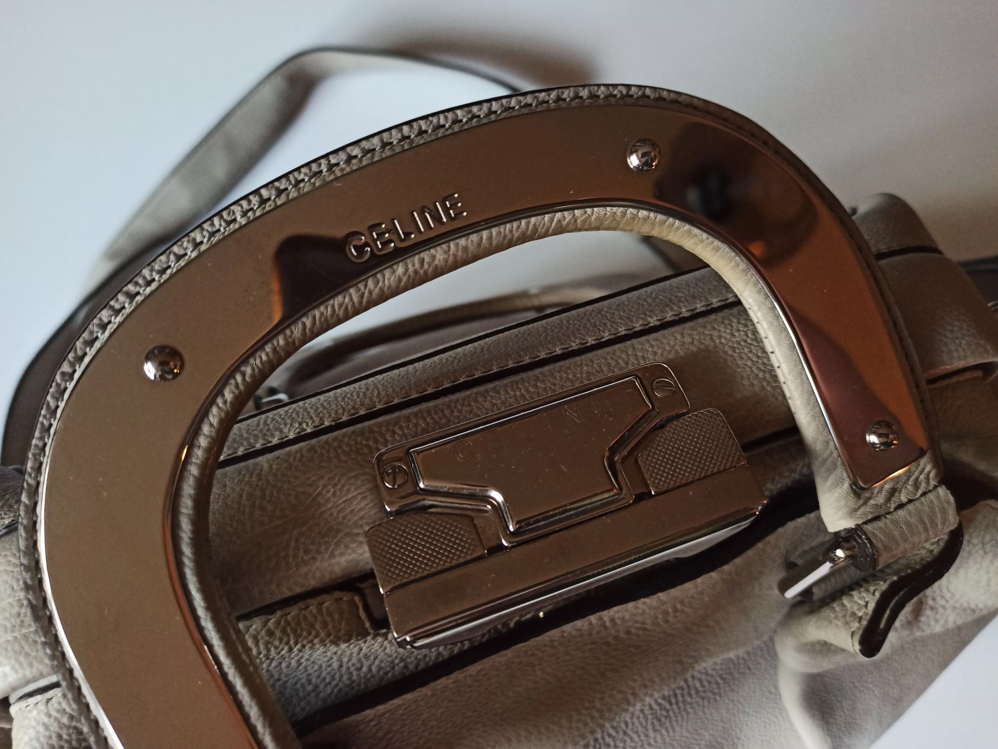 Celine Belt Bags Celine Boston bag Gray